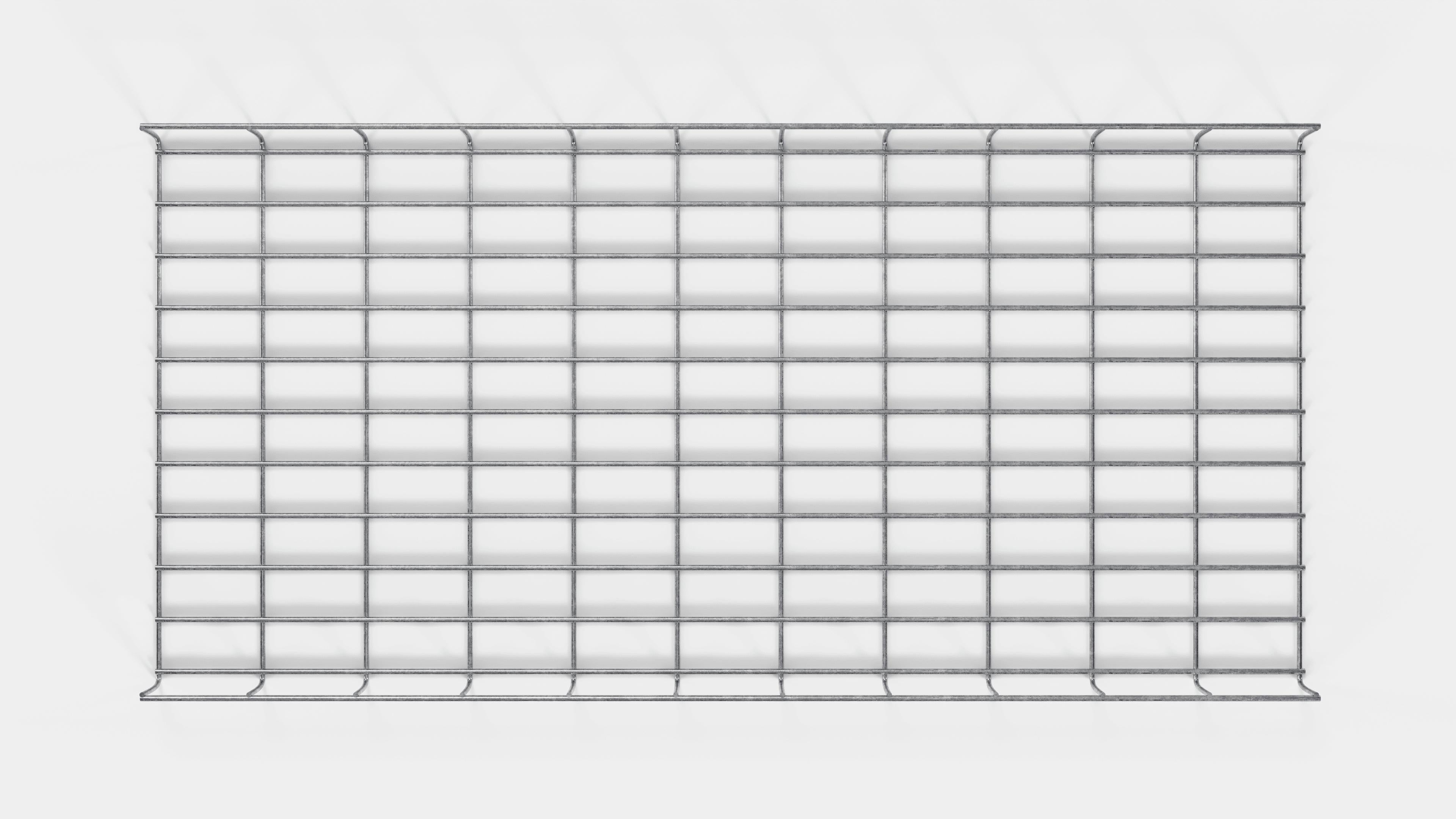 Rankgitter Höhe 110 cm, Tiefe 5 cm, Maschenweite 5 x 10 cm