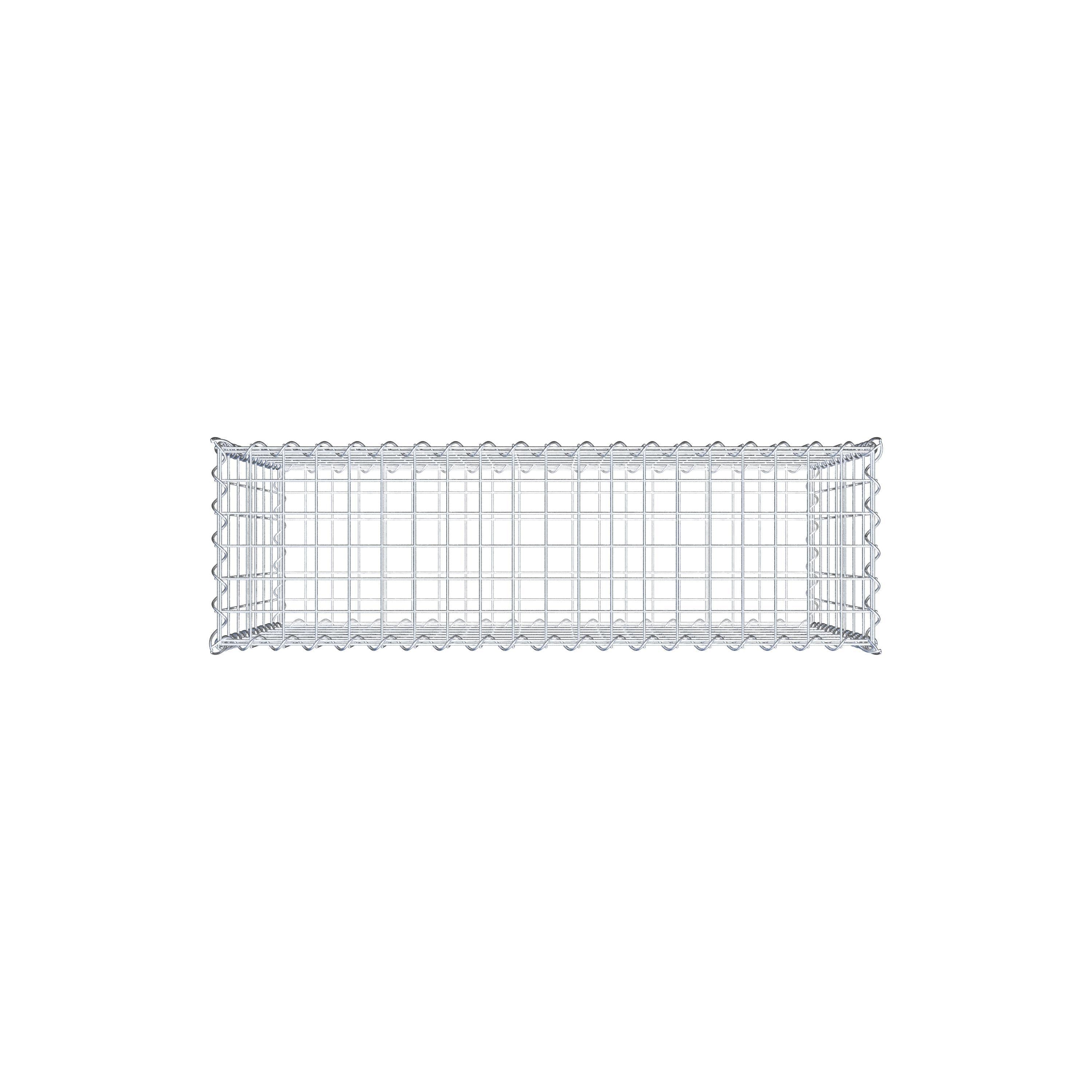 Gabione 100 cm x 70 cm x 30 cm (L x H x T), Maschenweite 5 cm x 10 cm, Spirale