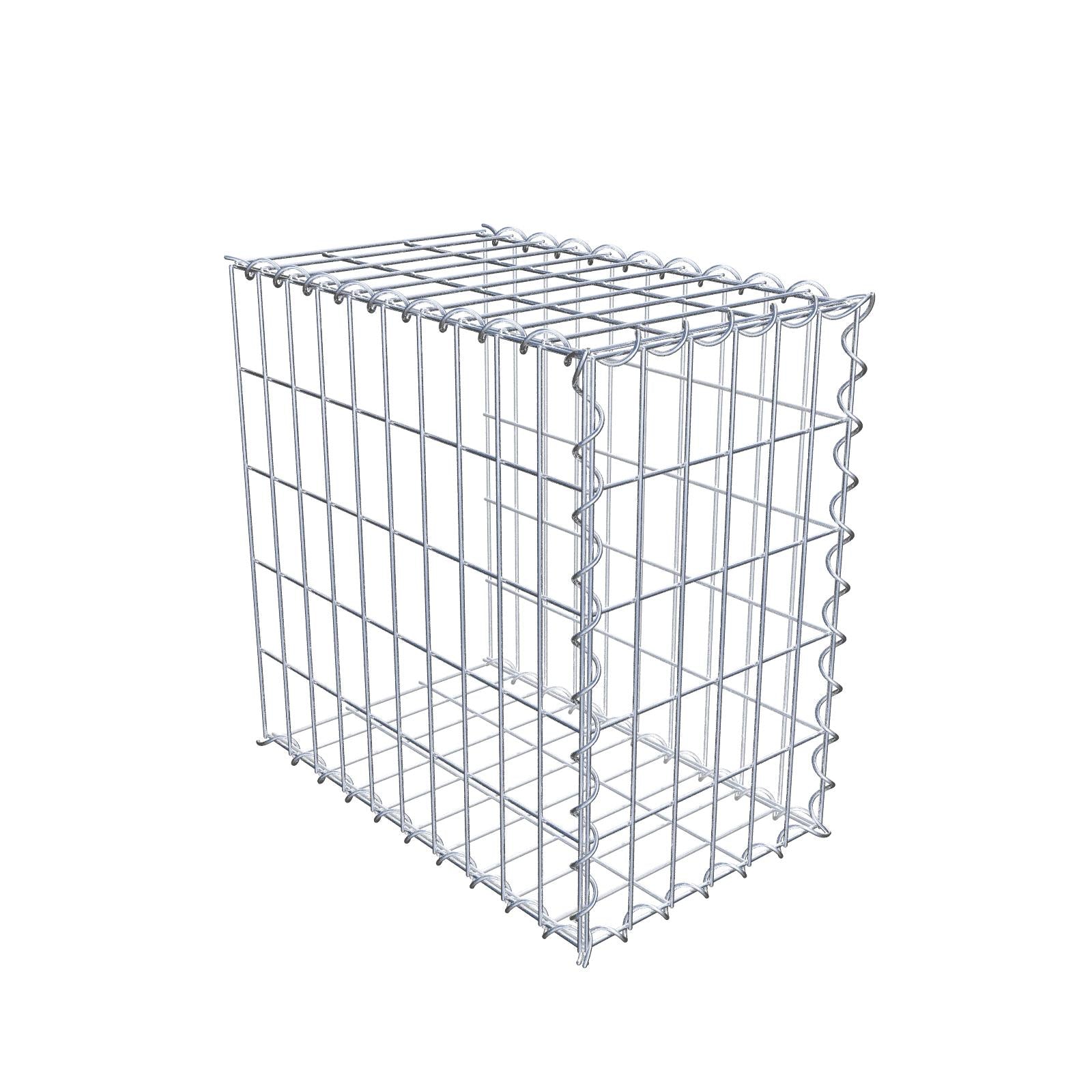 Anbaugabione Typ 2 50 cm x 50 cm x 30 cm (L x H x T), Maschenweite 5 cm x 10 cm, Spirale