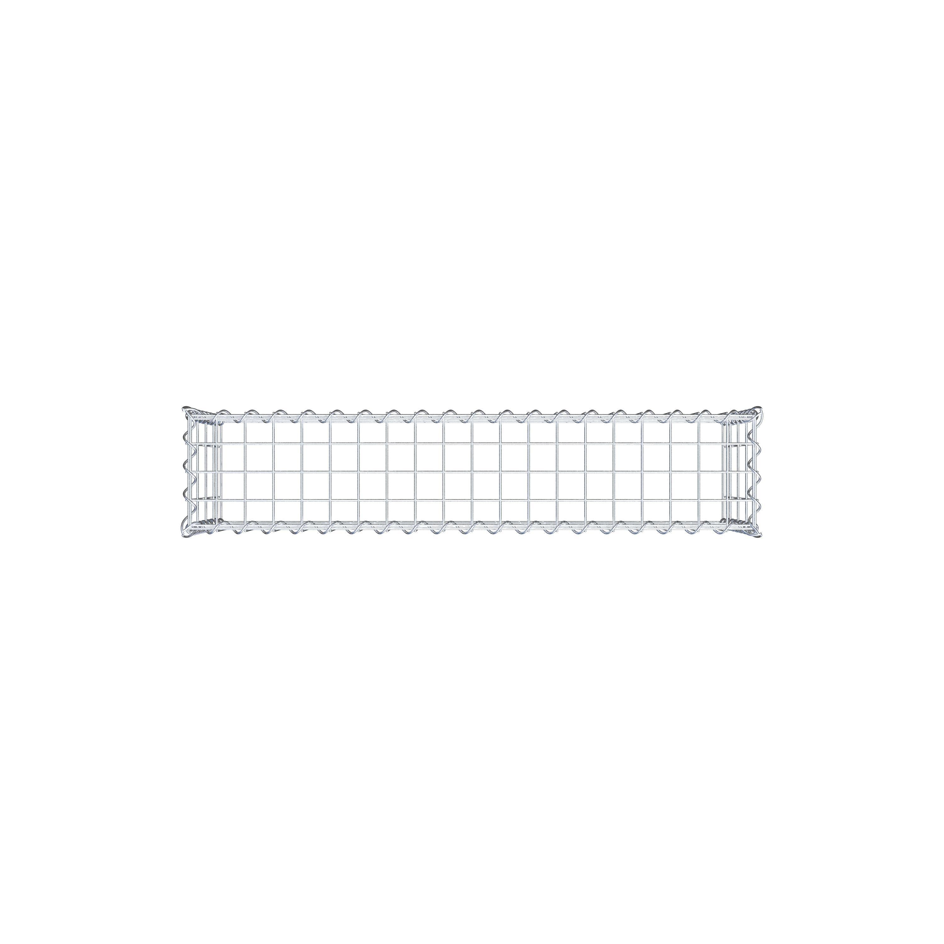 Anbaugabione Typ 3 100 cm x 40 cm x 20 cm (L x H x T), Maschenweite 5 cm x 10 cm, Spirale