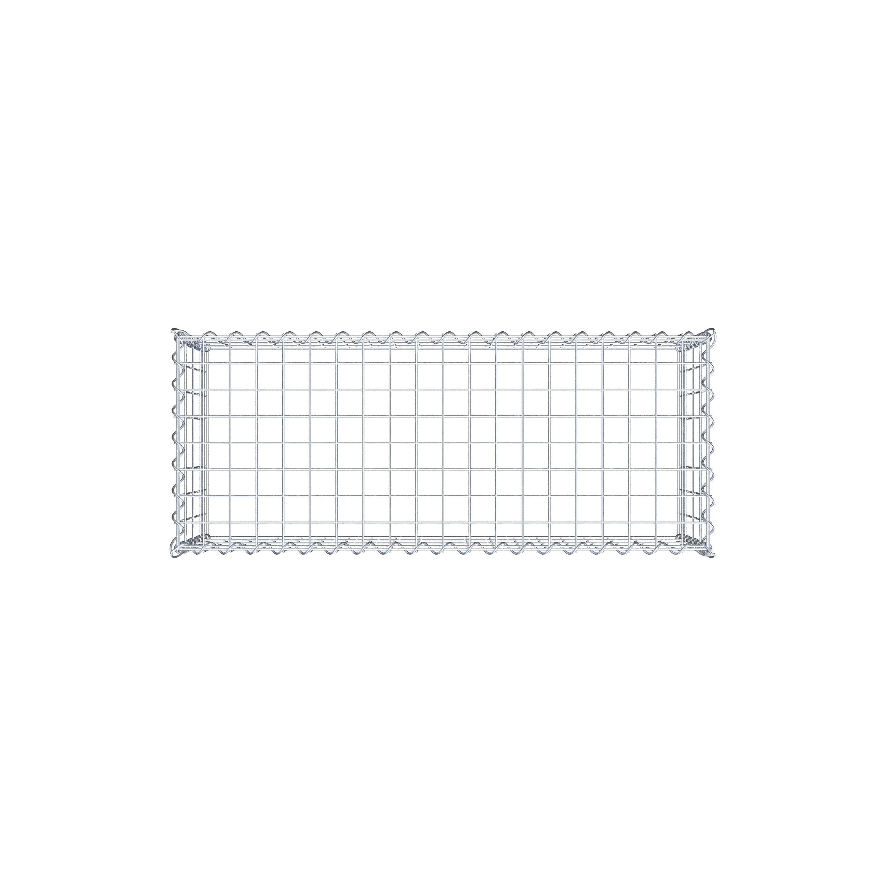 Anbaugabione Typ 3 100 cm x 40 cm x 40 cm (L x H x T), Maschenweite 5 cm x 10 cm, Spirale