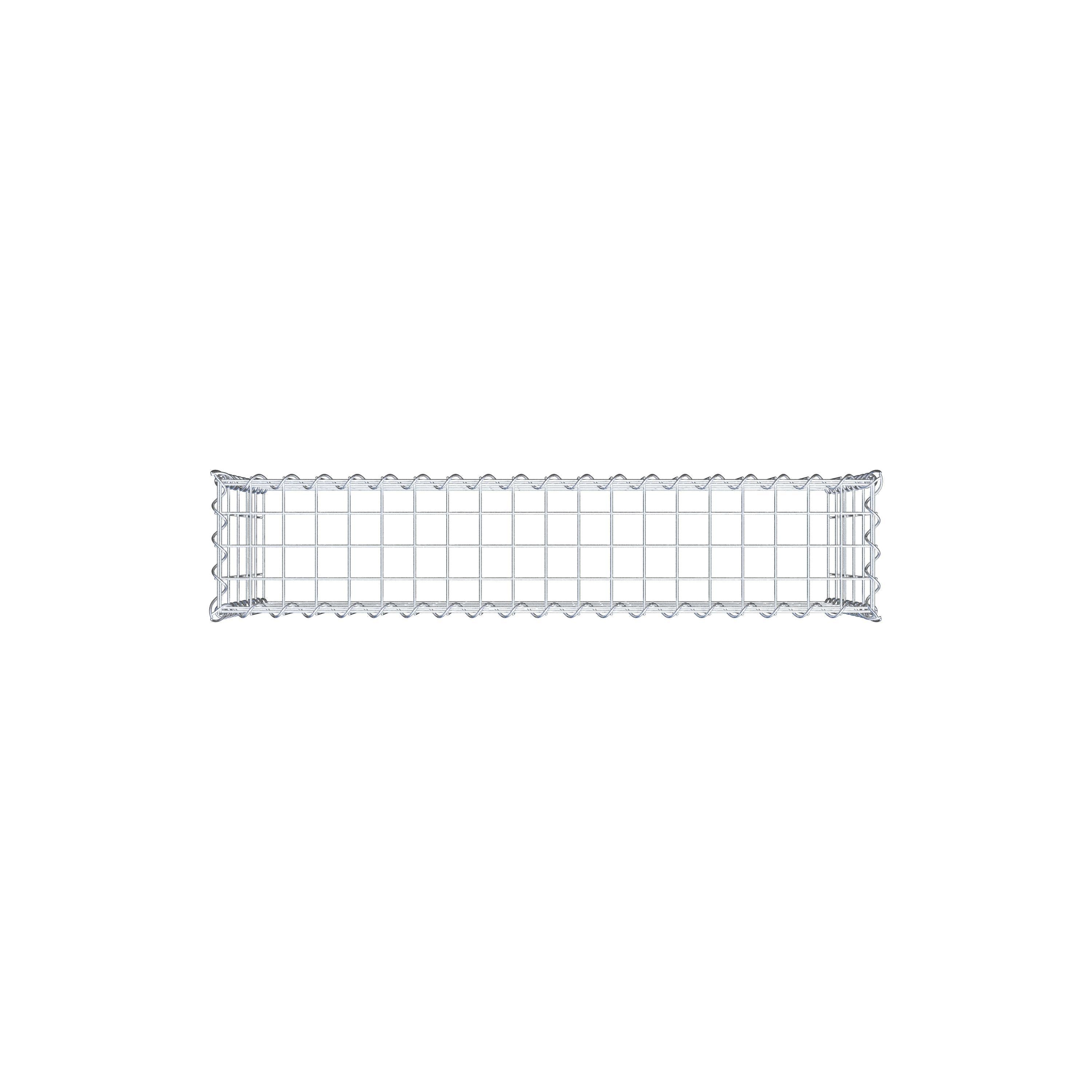 Anbaugabione Typ 3 100 cm x 50 cm x 20 cm (L x H x T), Maschenweite 5 cm x 10 cm, Spirale