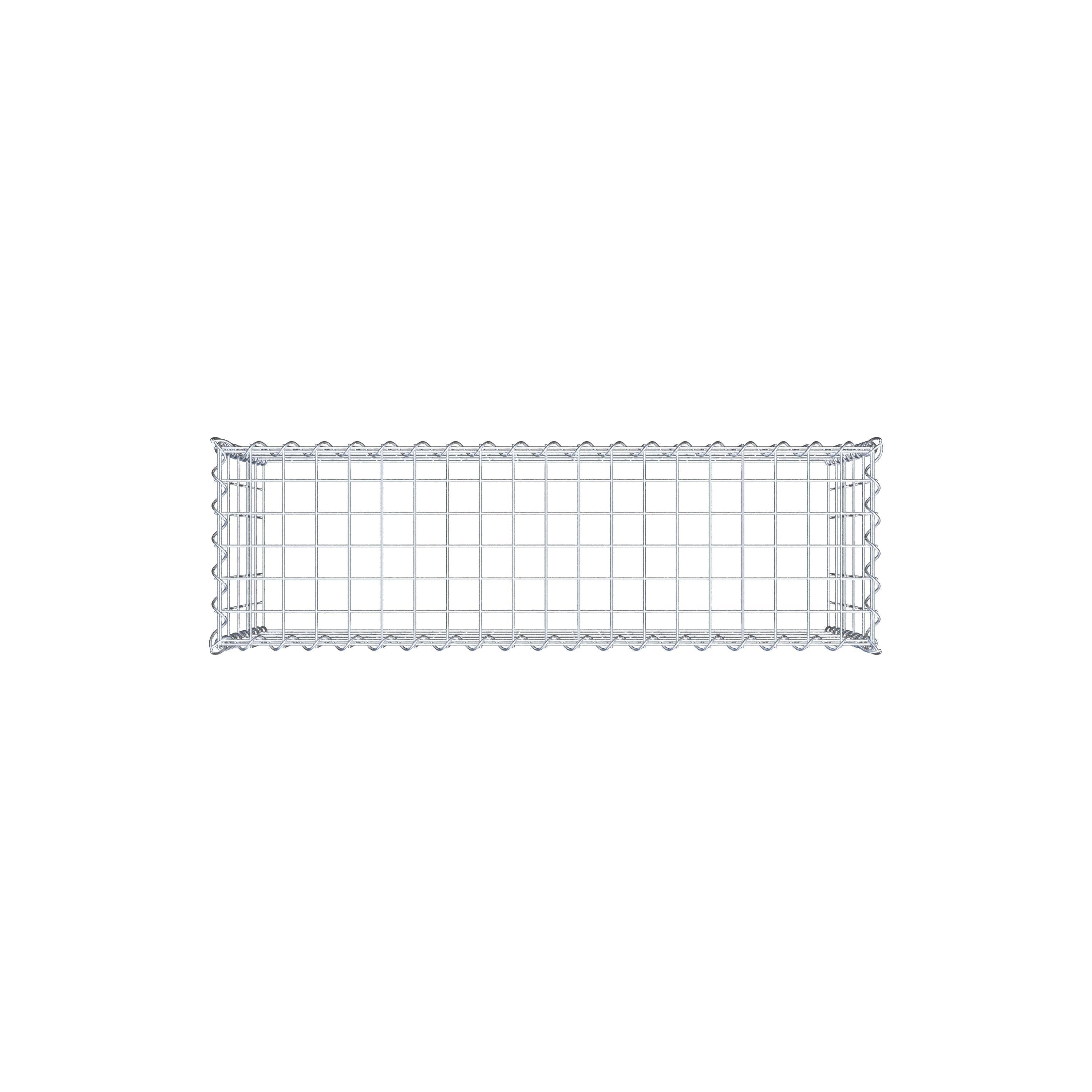 Anbaugabione Typ 3 100 cm x 50 cm x 30 cm (L x H x T), Maschenweite 5 cm x 10 cm, Spirale