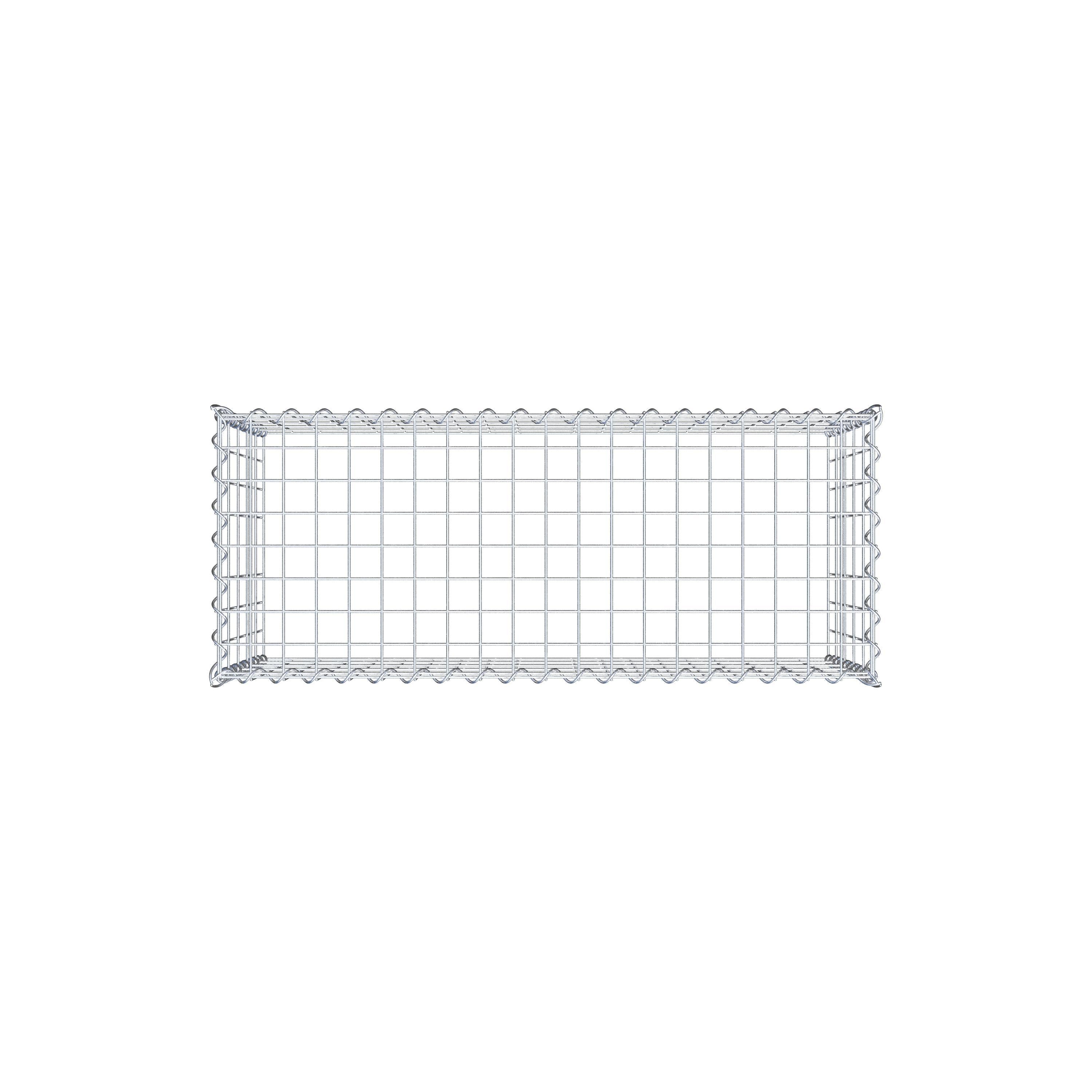 Anbaugabione Typ 3 100 cm x 50 cm x 40 cm (L x H x T), Maschenweite 5 cm x 10 cm, Spirale