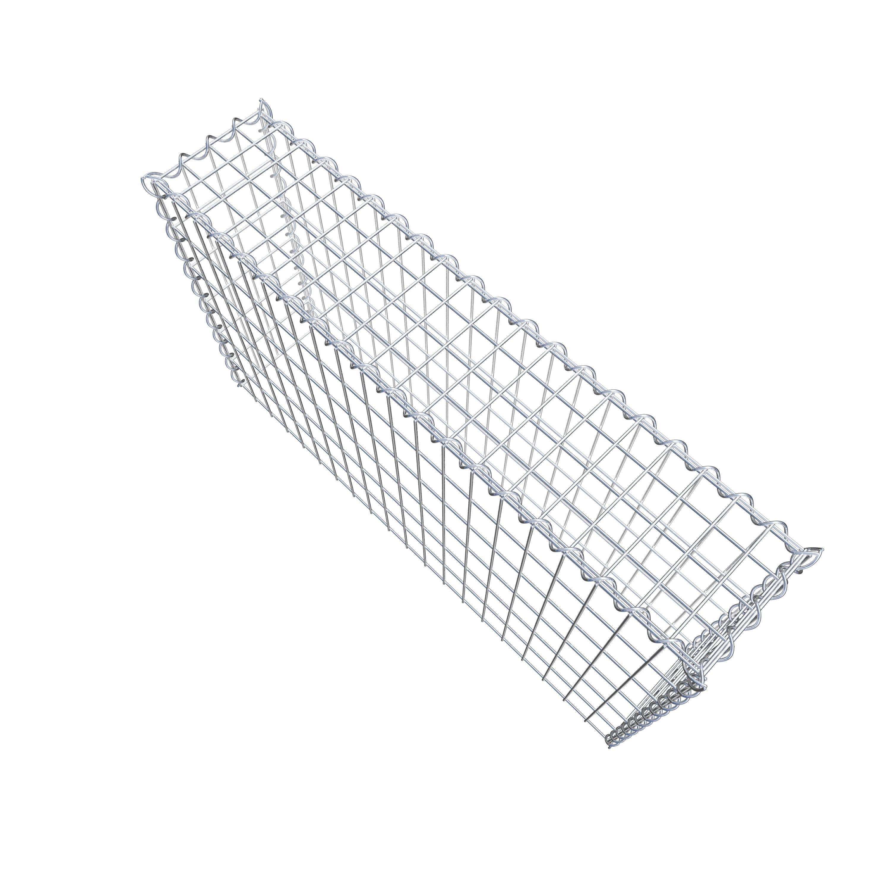 Anbaugabione Typ 3 100 cm x 60 cm x 20 cm (L x H x T), Maschenweite 5 cm x 10 cm, Spirale