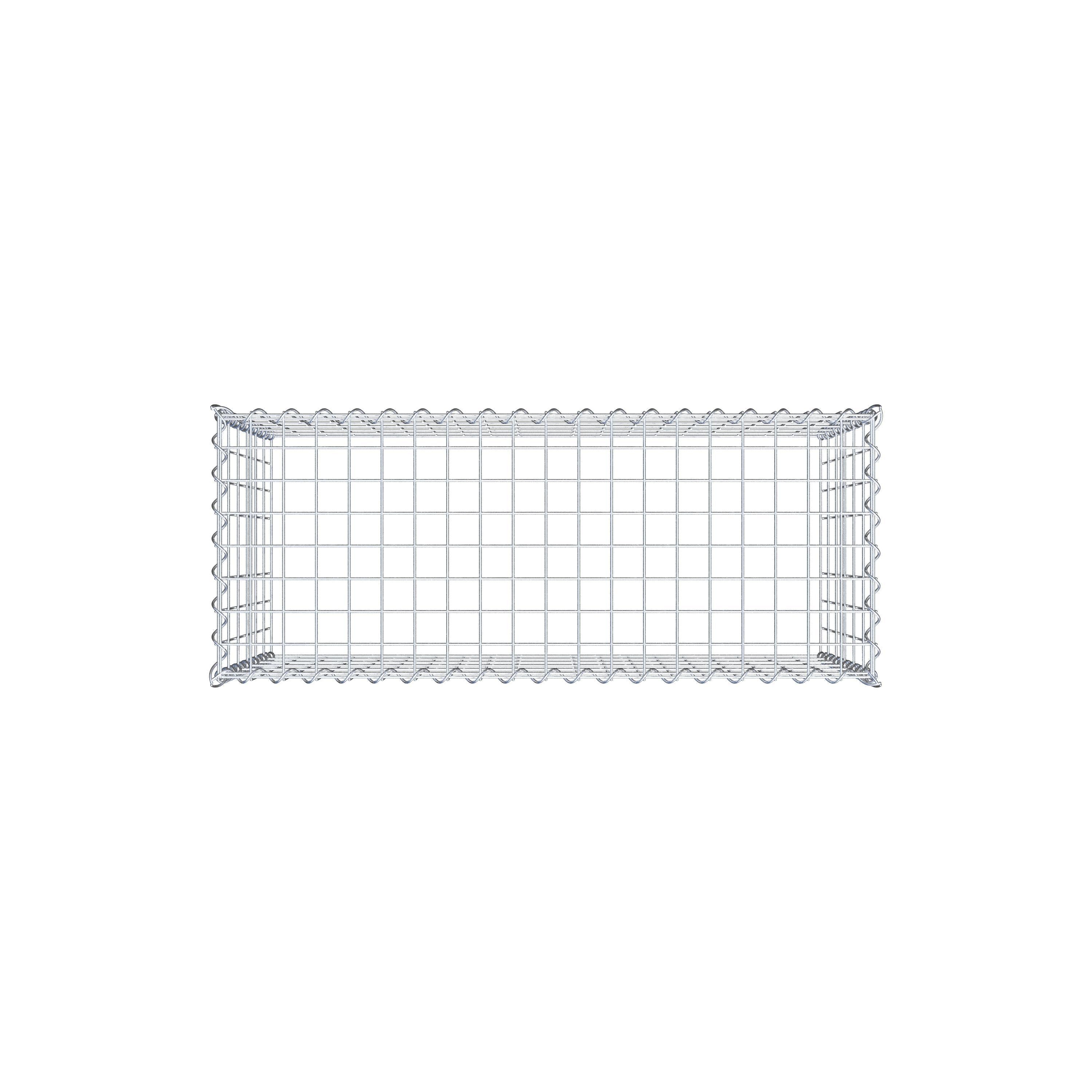 Anbaugabione Typ 3 100 cm x 60 cm x 40 cm (L x H x T), Maschenweite 5 cm x 10 cm, Spirale