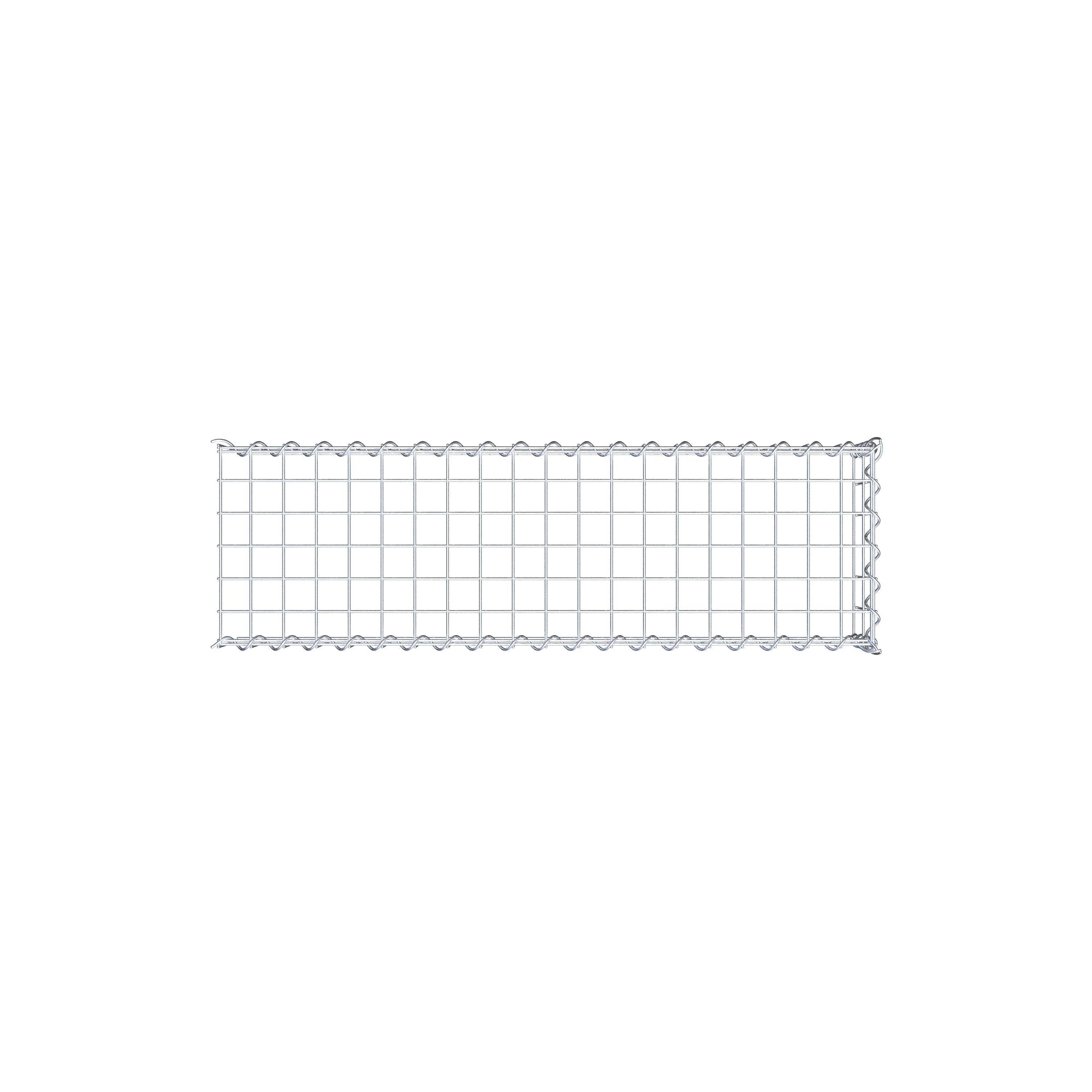 Anbaugabione Typ 4 100 cm x 20 cm x 30 cm (L x H x T), Maschenweite 5 cm x 10 cm, Spirale