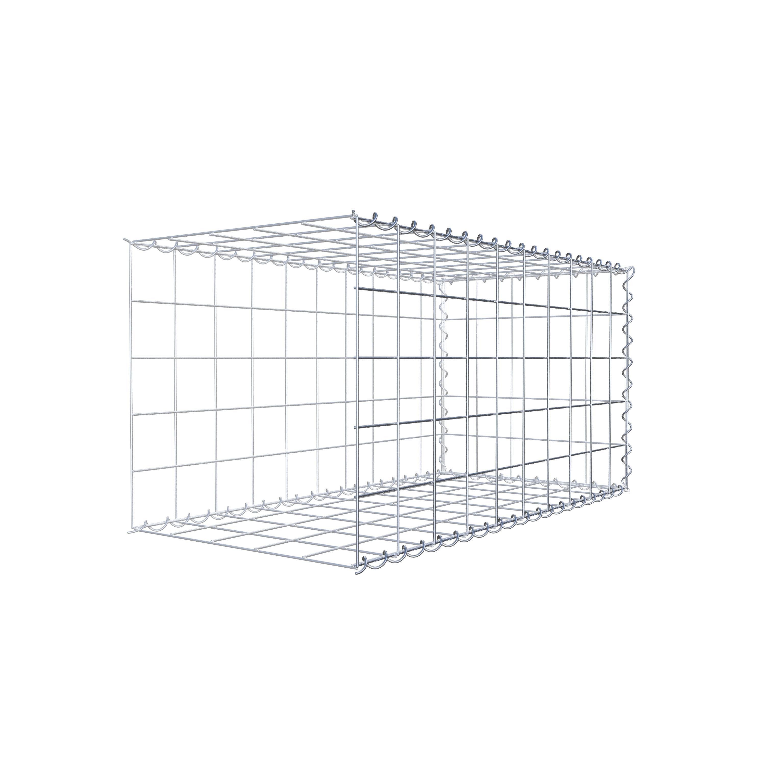 Anbaugabione Typ 2 100 cm x 50 cm x 50 cm (L x H x T), Maschenweite 10 cm x 10 cm, Spirale