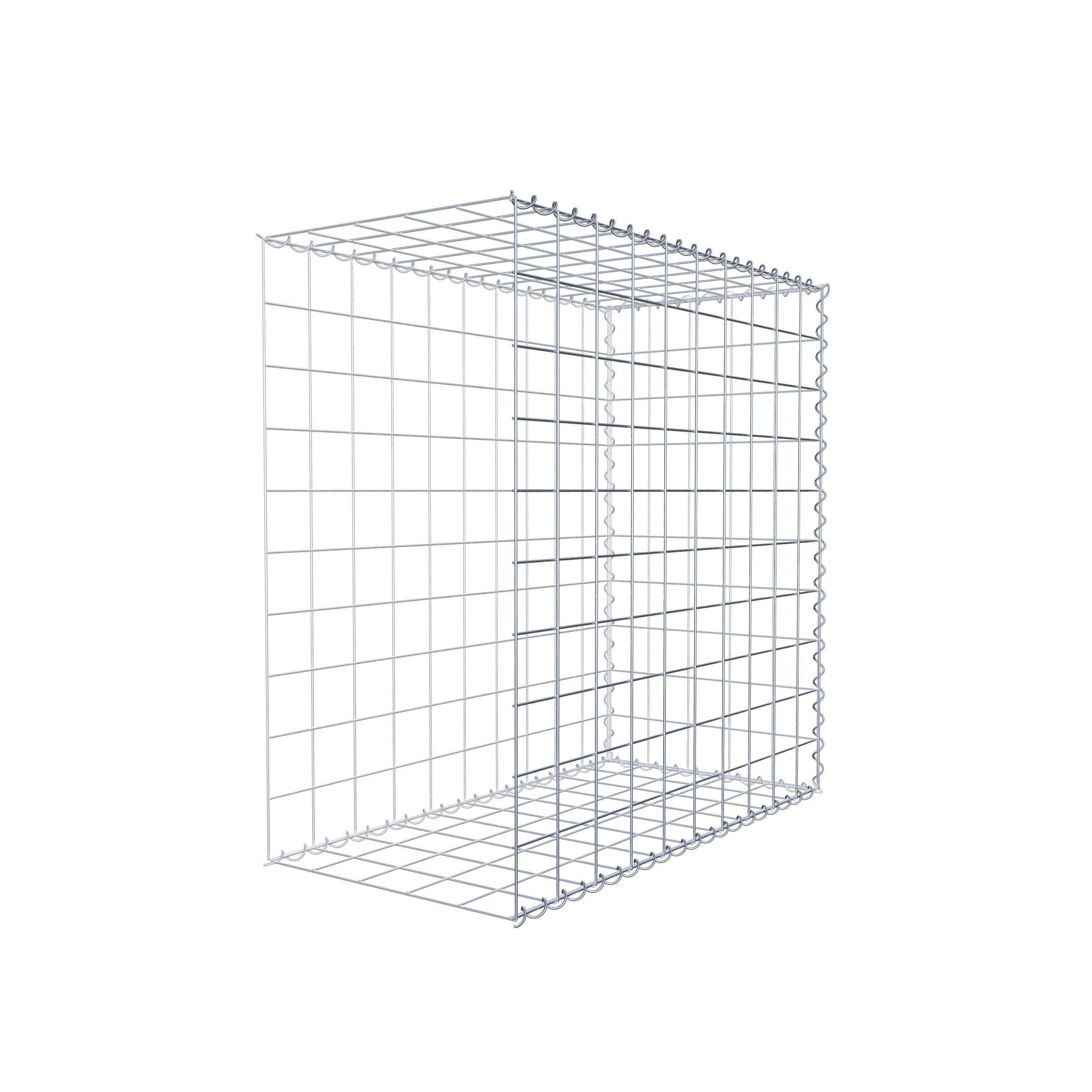 Anbaugabione Typ 2 100 cm x 100 cm x 50 cm (L x H x T), Maschenweite 10 cm x 10 cm, Spirale
