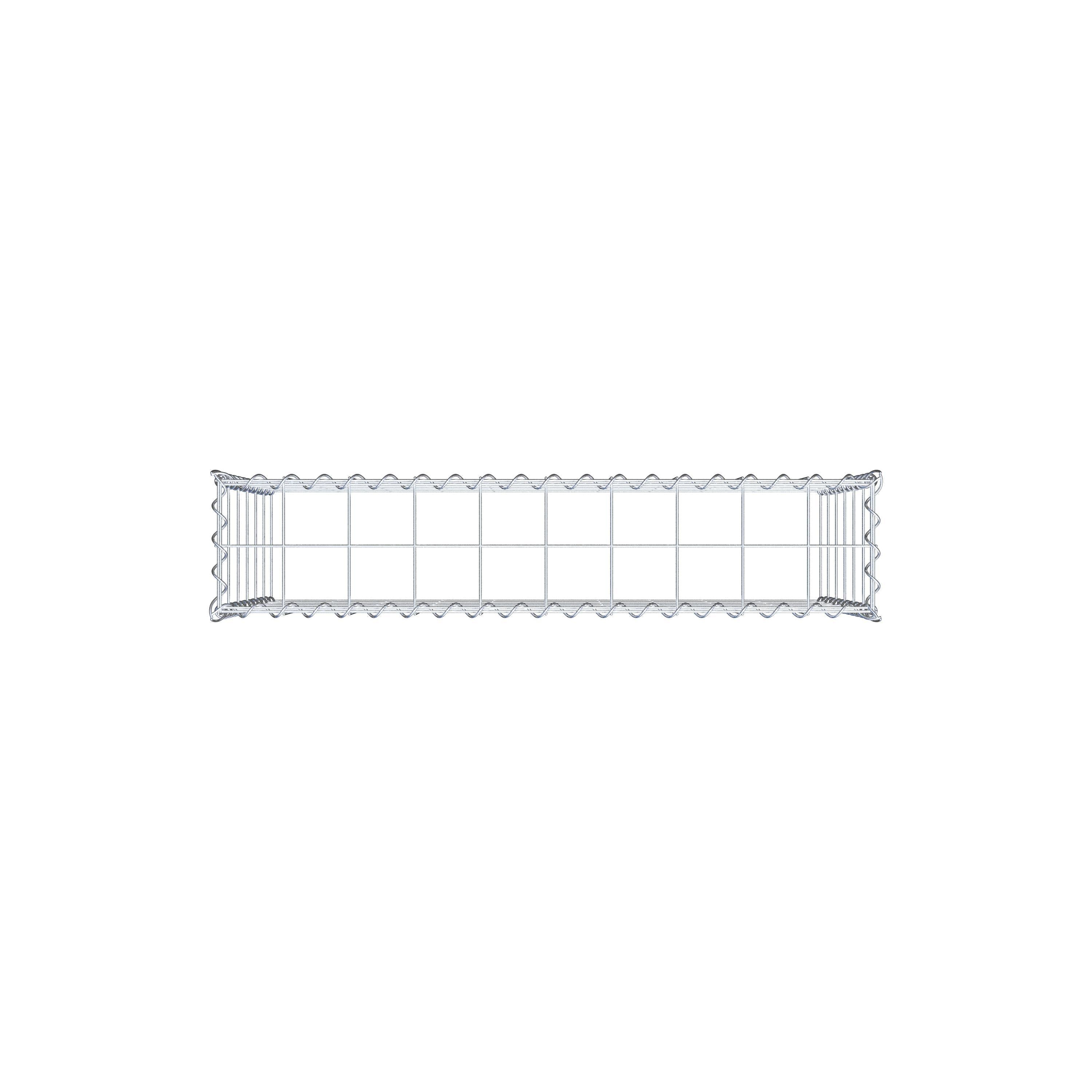 Anbaugabione Typ 3 100 cm x 60 cm x 20 cm (L x H x T), Maschenweite 10 cm x 10 cm, Spirale