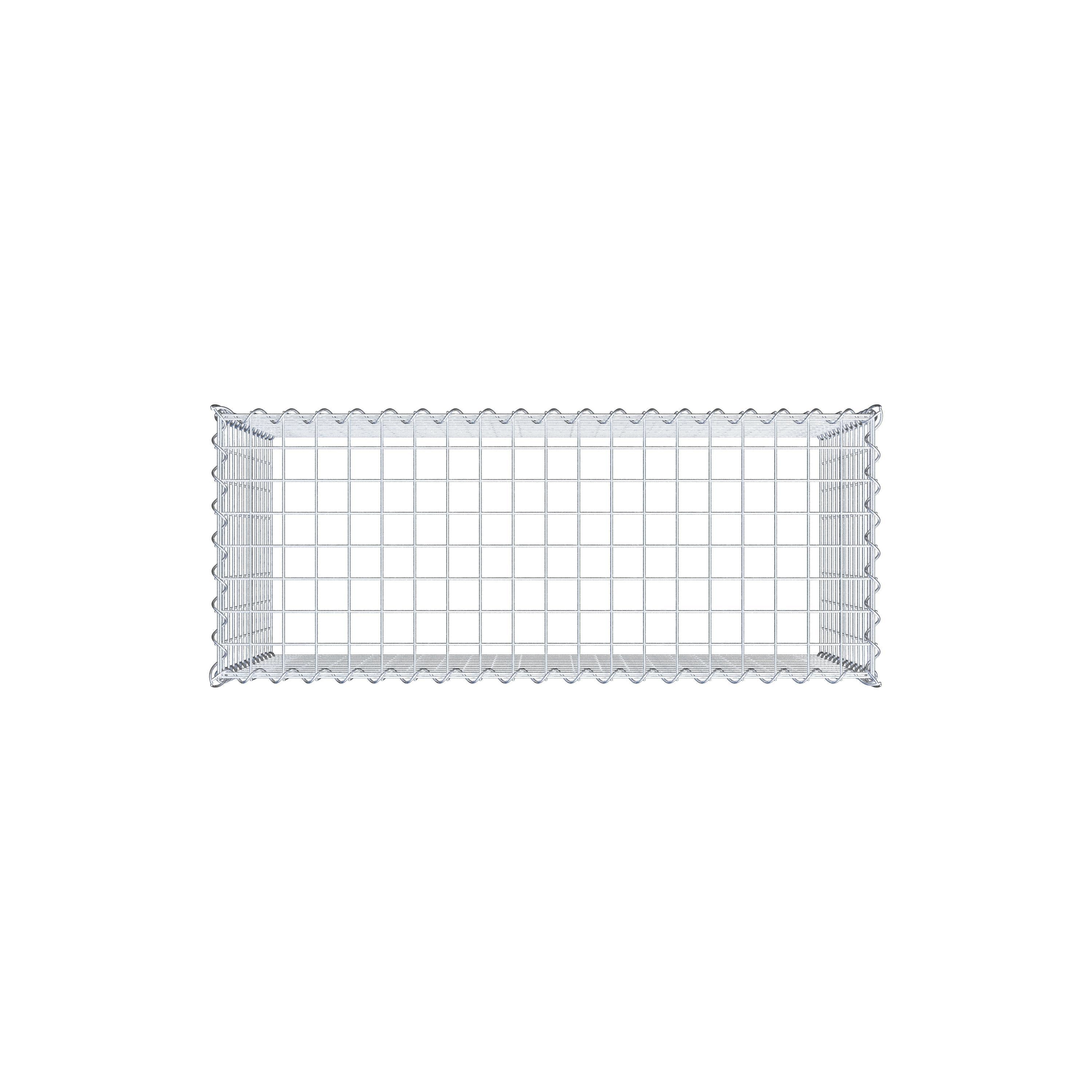 Anbaugabione Typ 3 100 cm x 60 cm x 40 cm (L x H x T), Maschenweite 5 cm x 5 cm, Spirale