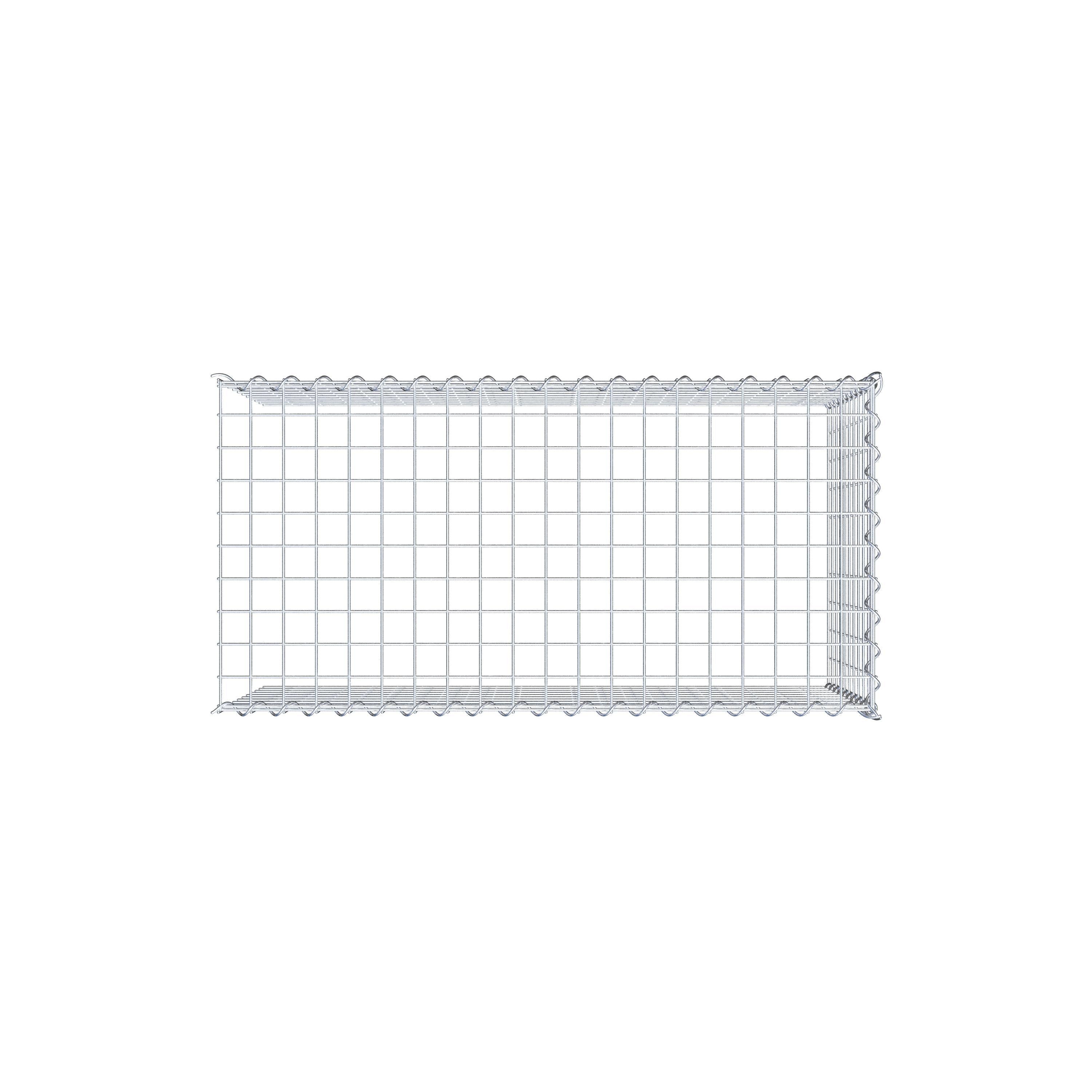Anbaugabione Typ 4 100 cm x 50 cm x 50 cm (L x H x T), Maschenweite 5 cm x 5 cm, Spirale
