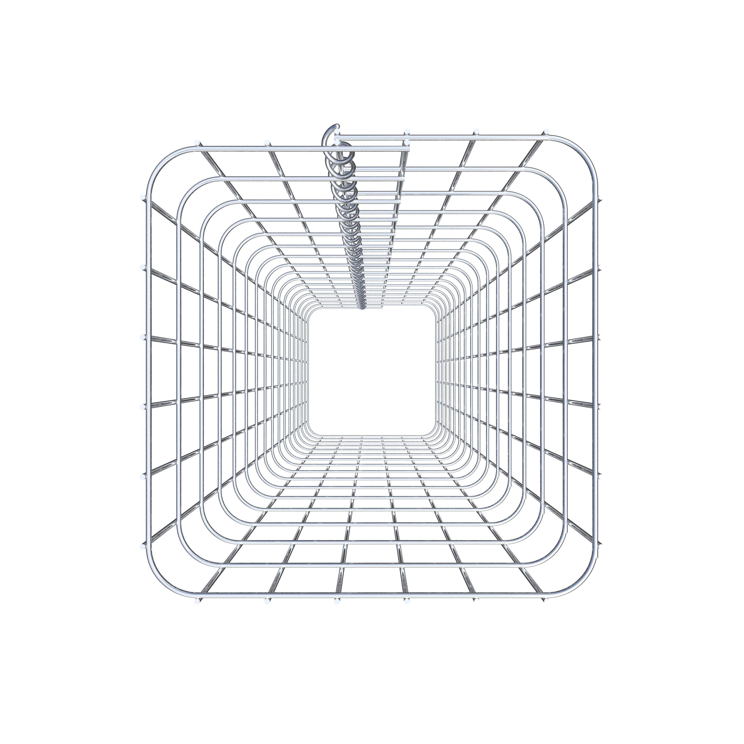 Gabionensäule eckig 32 cm x 32 cm, 160 cm Höhe, MW 5 cm x 10 cm