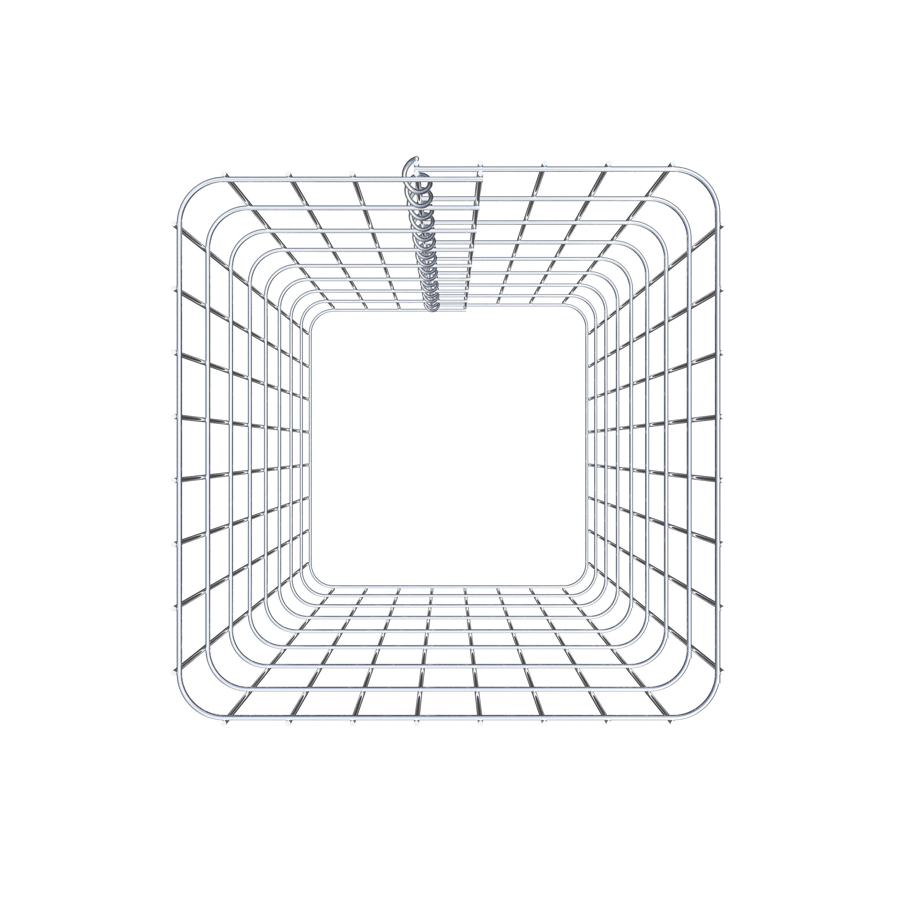Gabionensäule eckig 42 cm x 42 cm, 80 cm Höhe, MW 5 cm x 10 cm