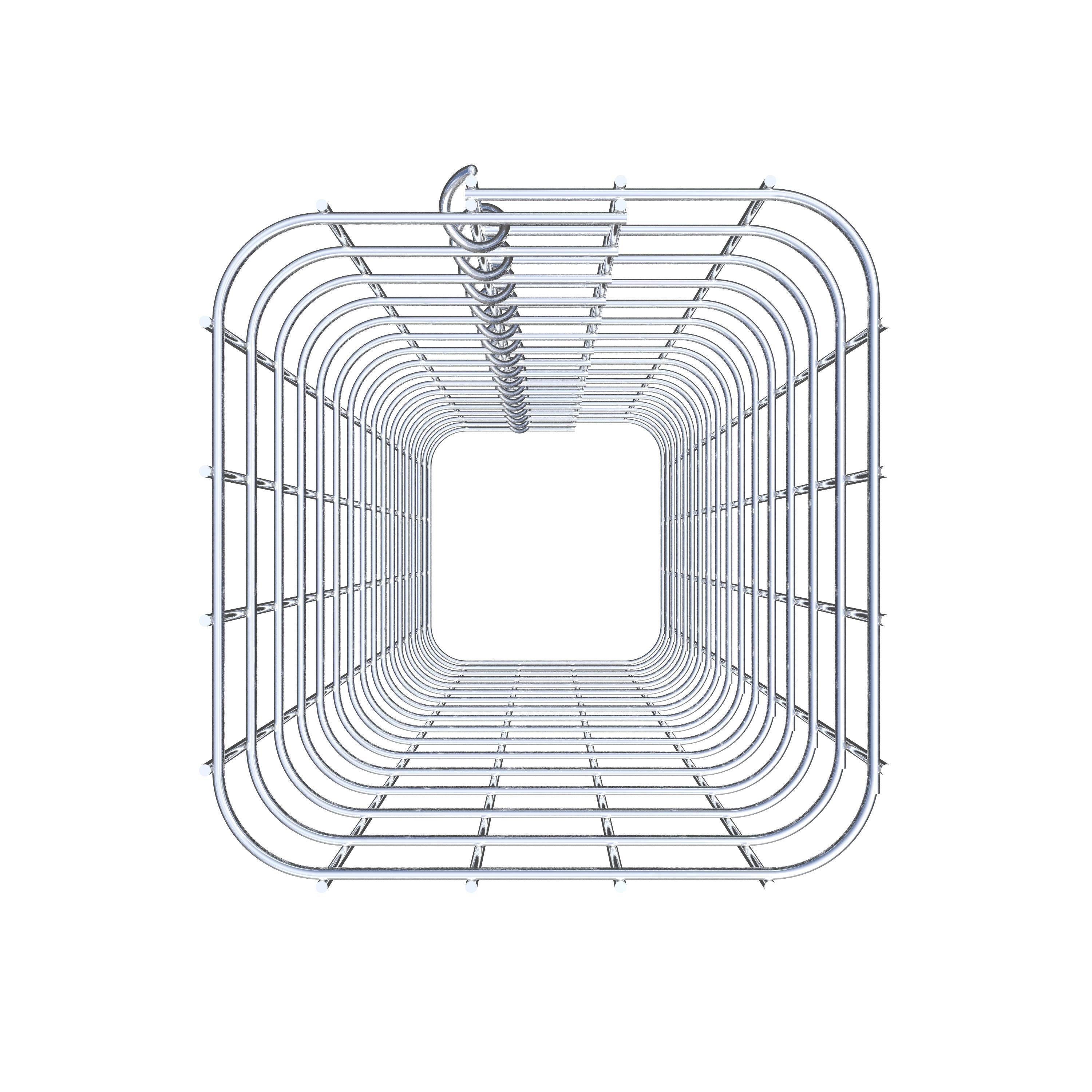 Gabionensäule eckig 22 cm x 22 cm, 80 cm Höhe, MW 5 cm x 5 cm