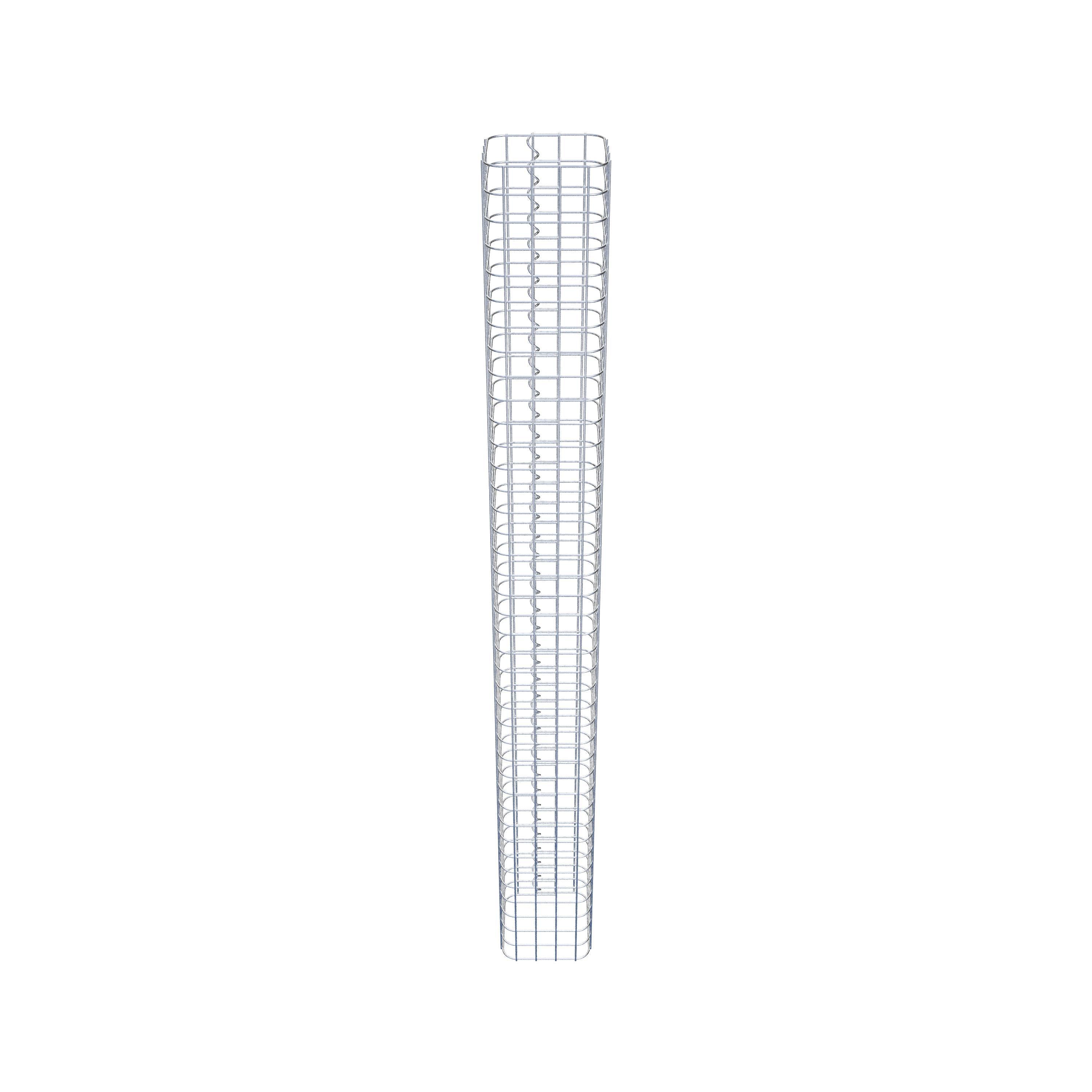 Gabionensäule eckig 22 cm x 22 cm, 200 cm Höhe, MW 5 cm x 5 cm