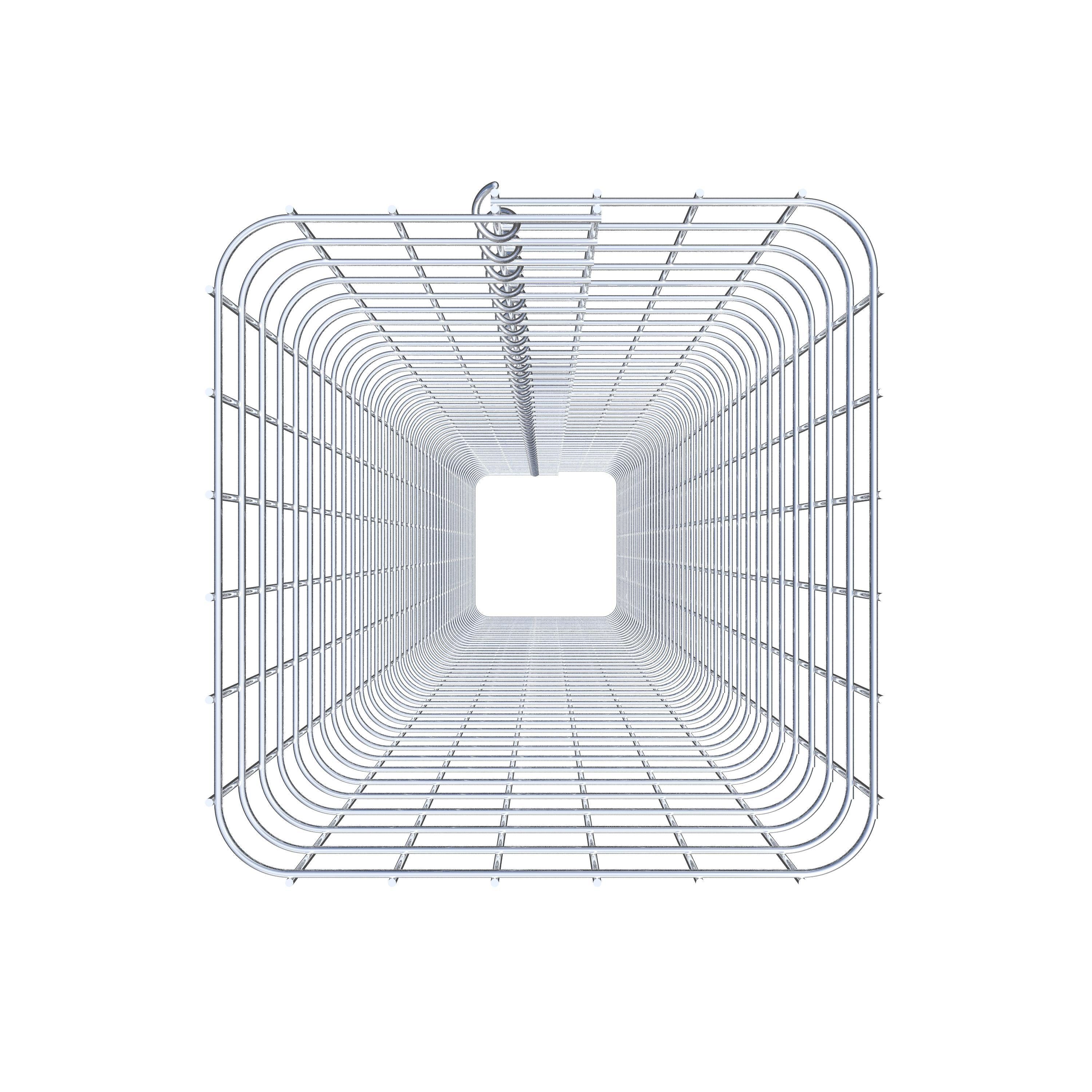 Gabionensäule eckig 32 cm x 32 cm, 230 cm Höhe, MW 5 cm x 5 cm