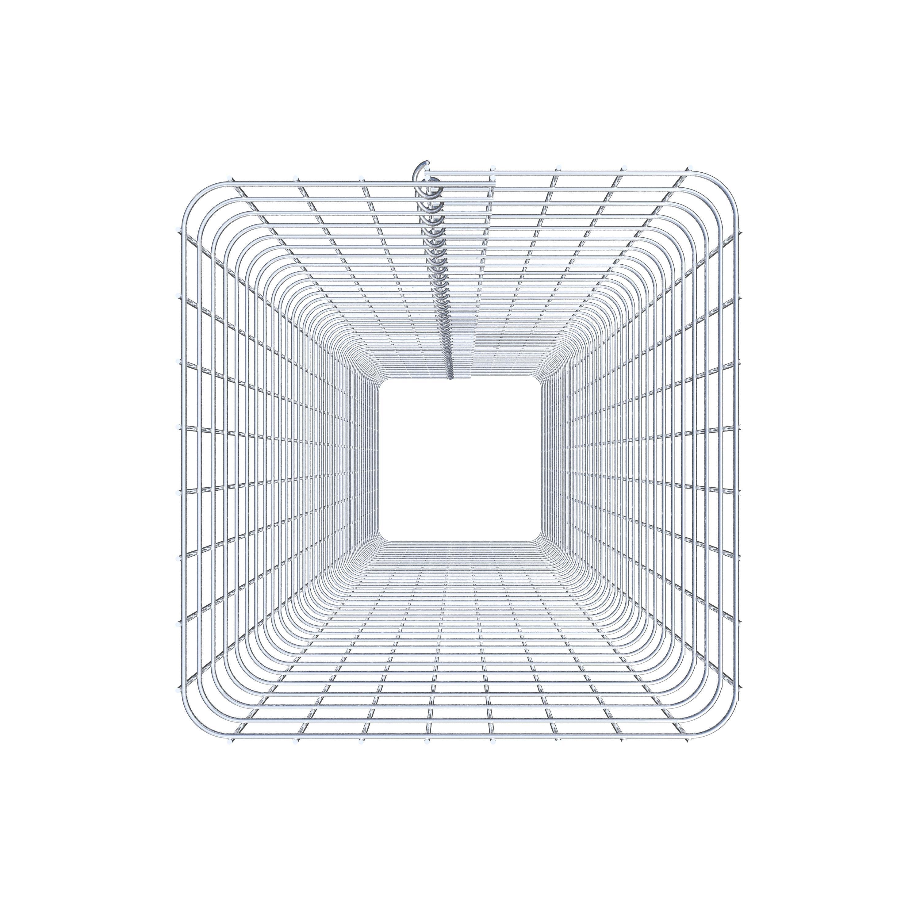 Gabionensäule eckig 42 cm x 42 cm, 200 cm Höhe, MW 5 cm x 5 cm