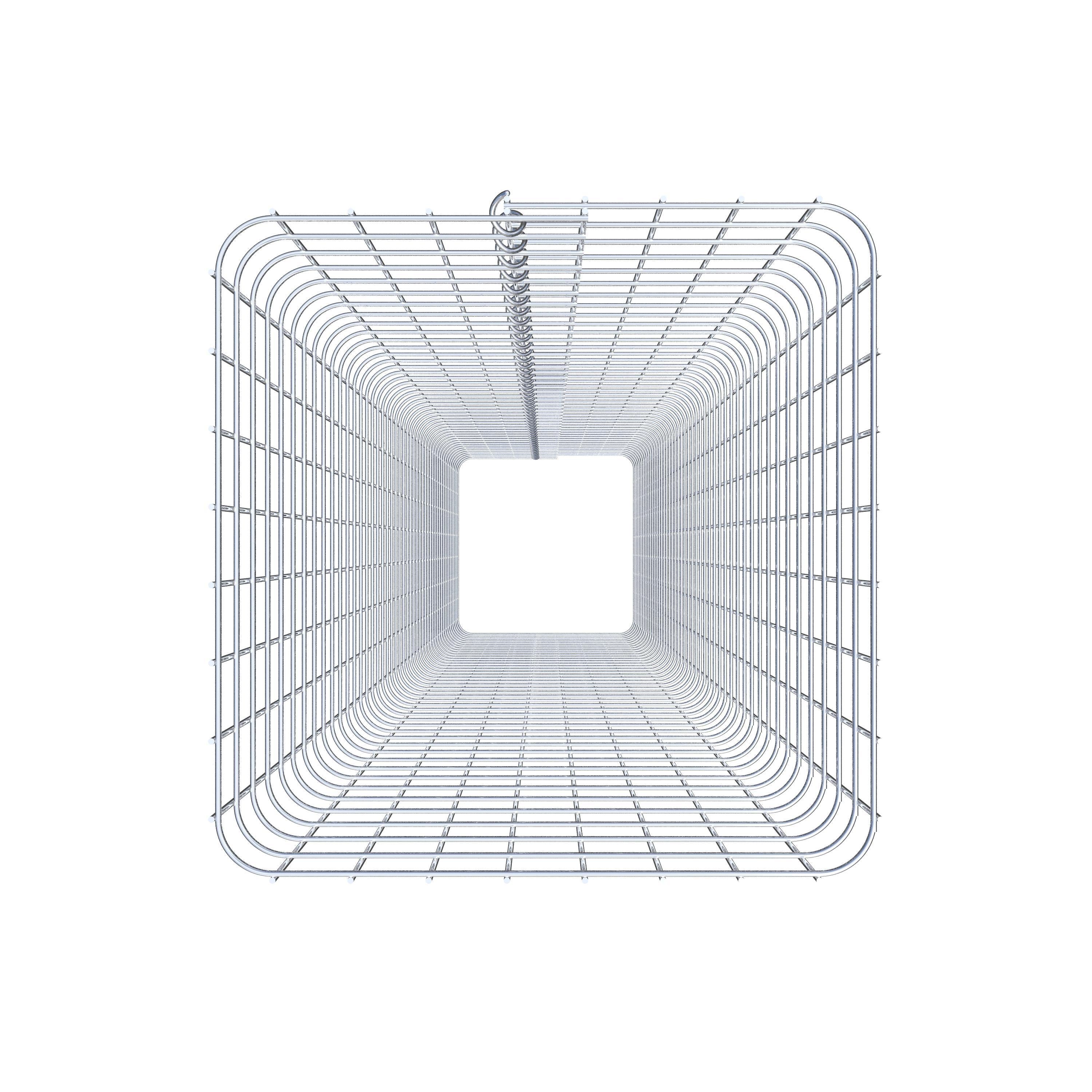 Gabionensäule eckig 42 cm x 42 cm, 230 cm Höhe, MW 5 cm x 5 cm