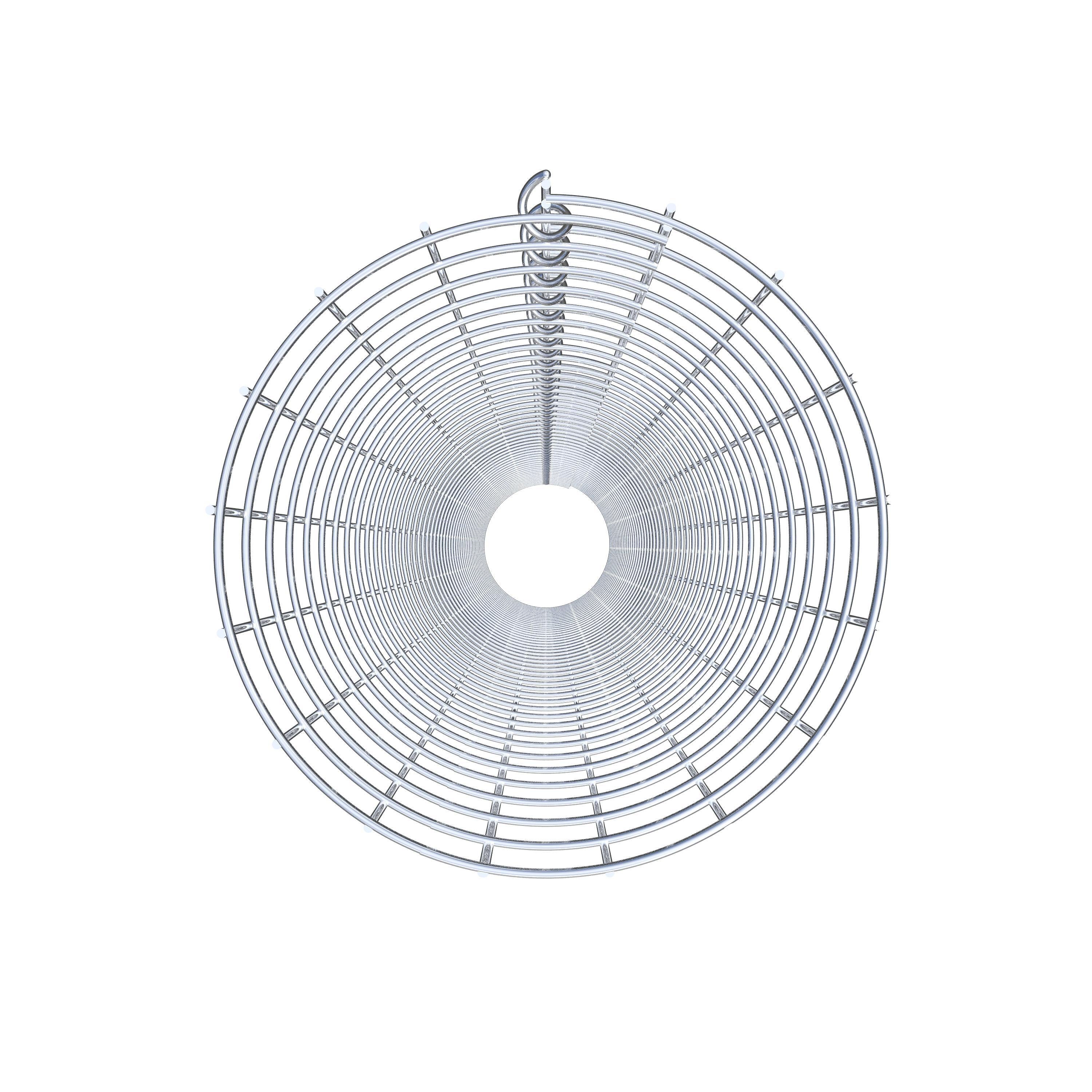 Gabionensäule rund 27 cm Durchmesser, 230 cm Höhe, Maschenweite 5 cm x 5 cm