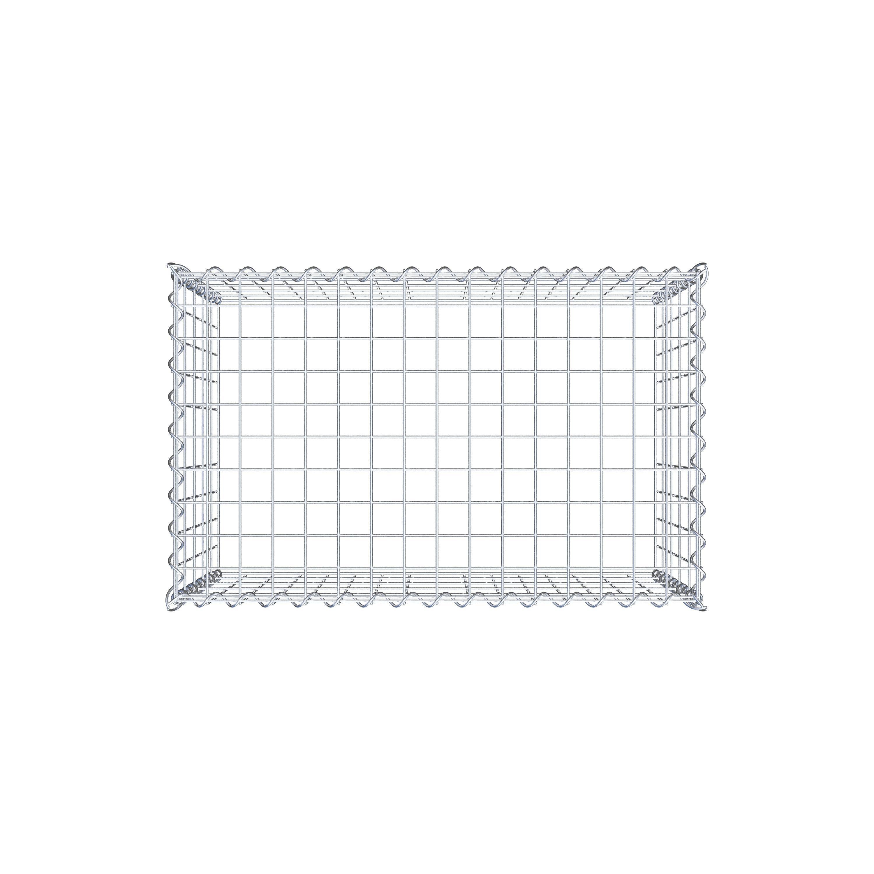 Anbaugabione Typ 3 80 cm x 50 cm x 50 cm (L x H x T), Maschenweite 5 cm x 10 cm, Spirale