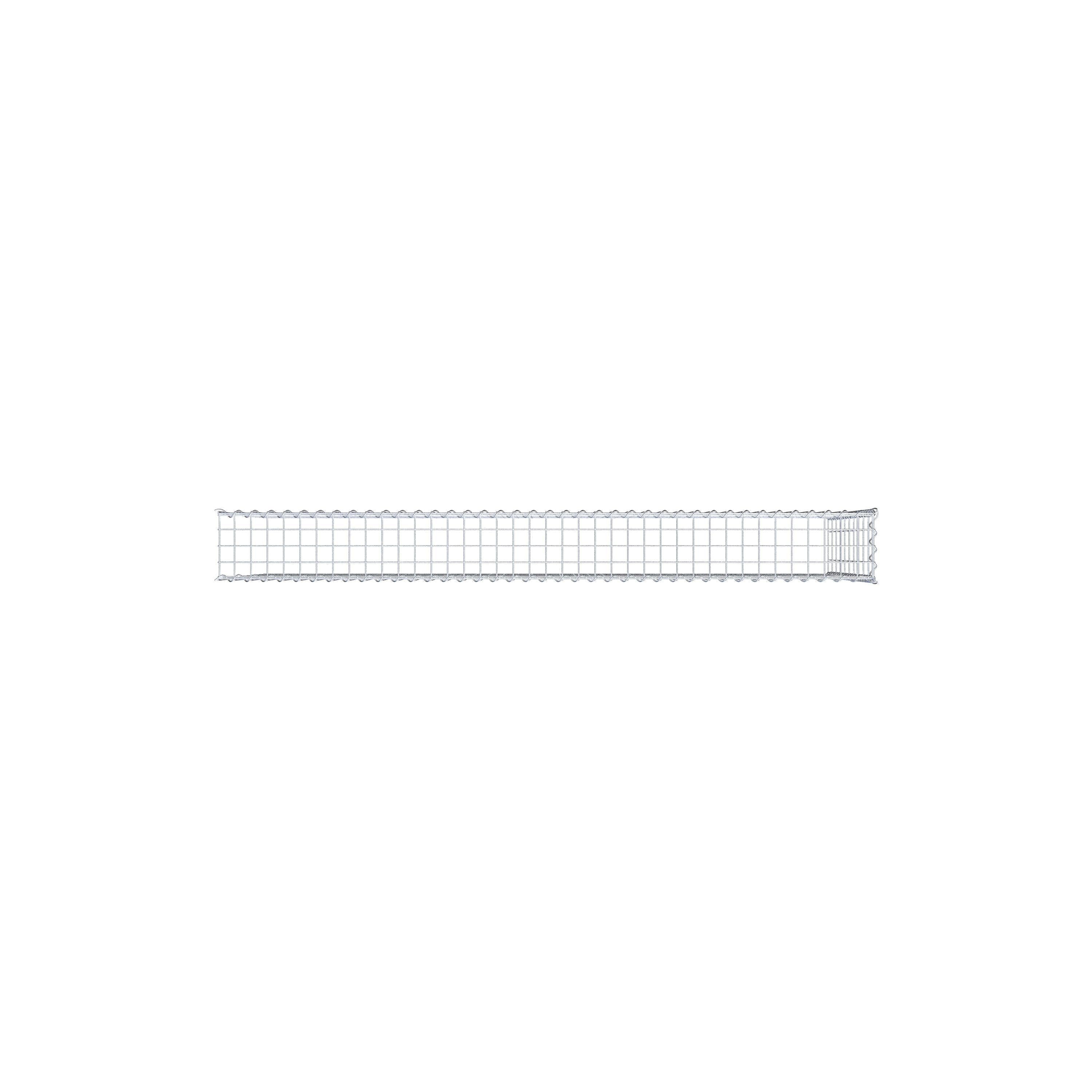 Anbaugabione Typ 4 200 cm x 100 cm x 20 cm (L x H x T), Maschenweite 5 cm x 10 cm, Spirale