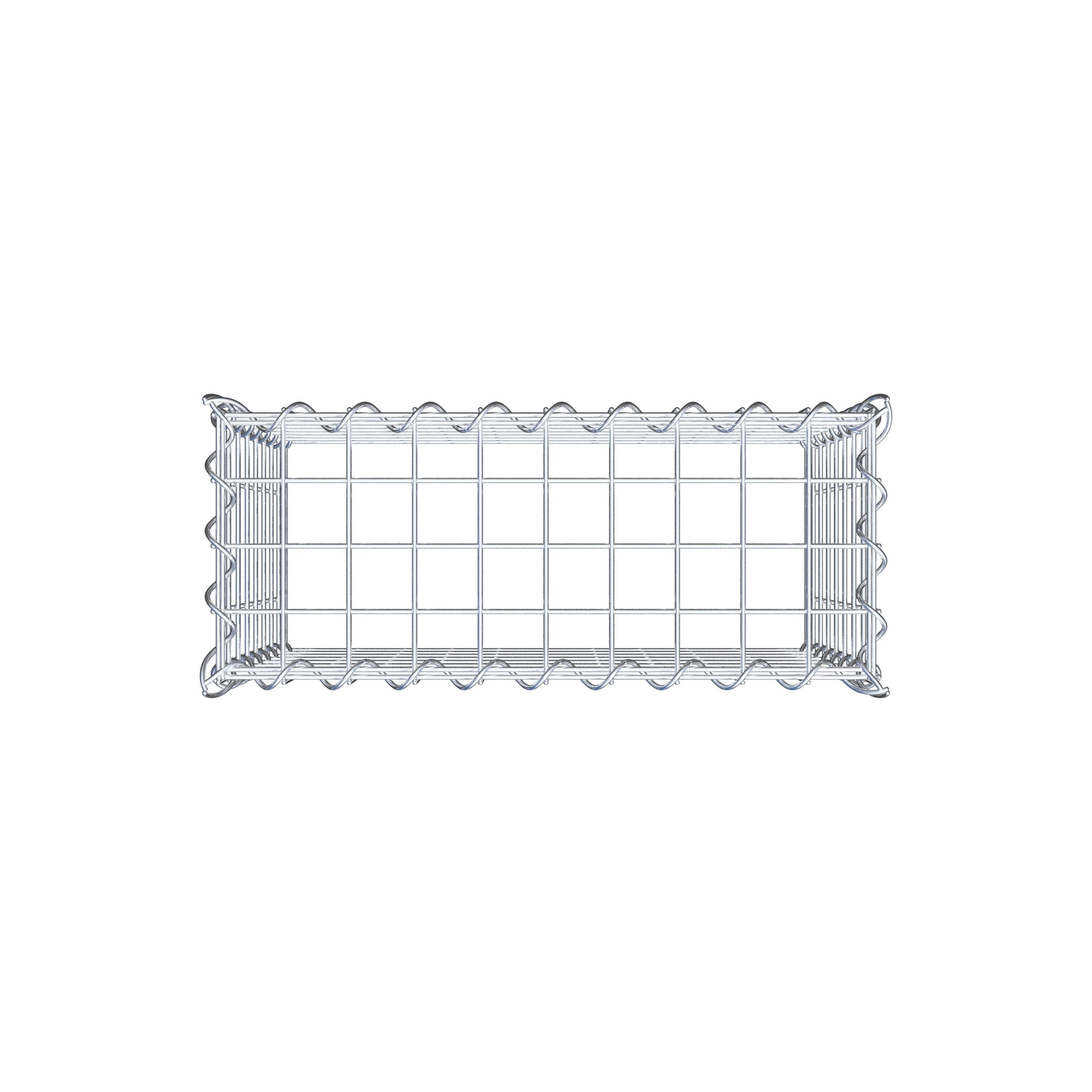 Anbaugabione Typ 3 50 cm x 40 cm x 20 cm (L x H x T), Maschenweite 5 cm x 5 cm, Spirale