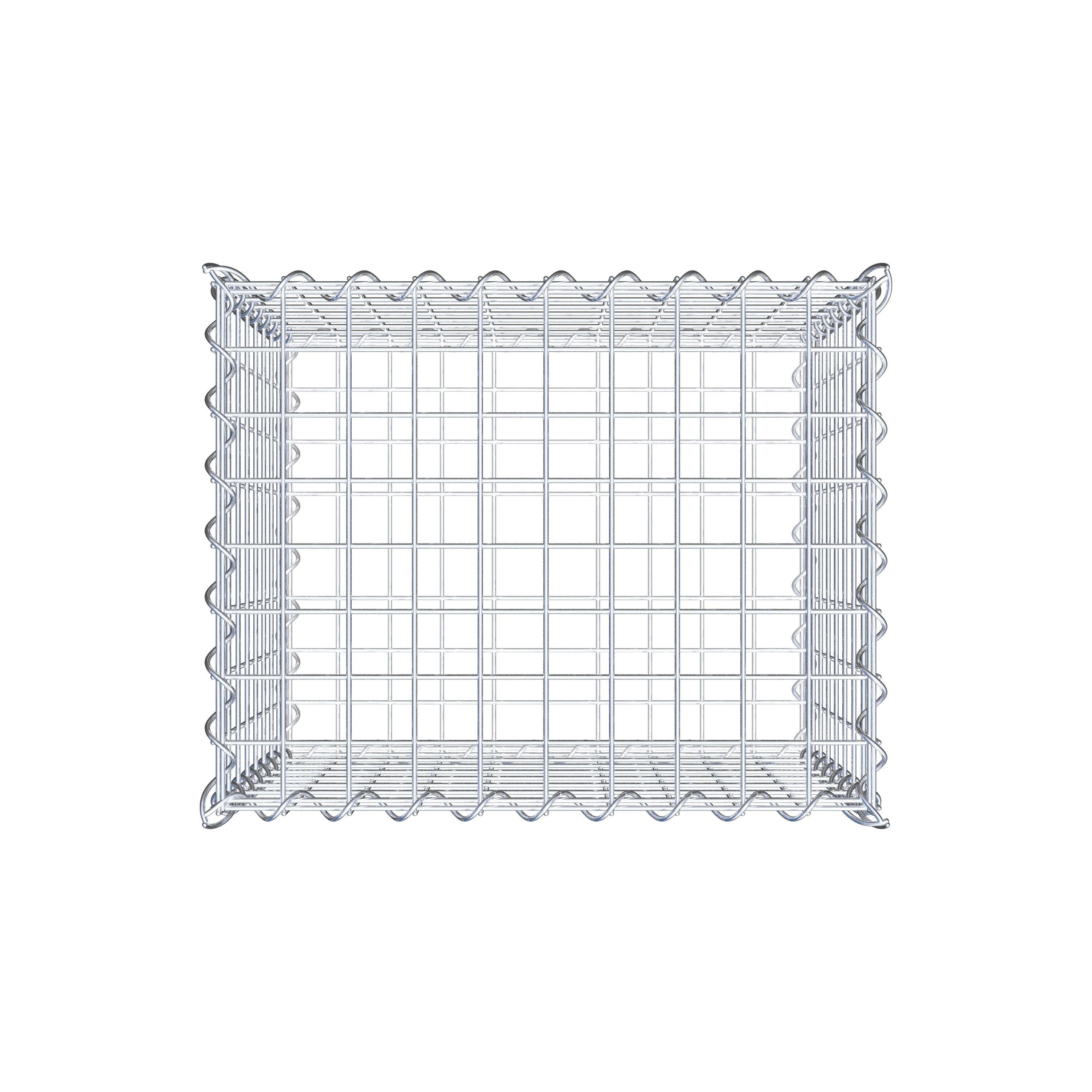 Gabione 50 cm x 40 cm x 40 cm (L x H x T), Maschenweite 5 cm x 5 cm, Spirale