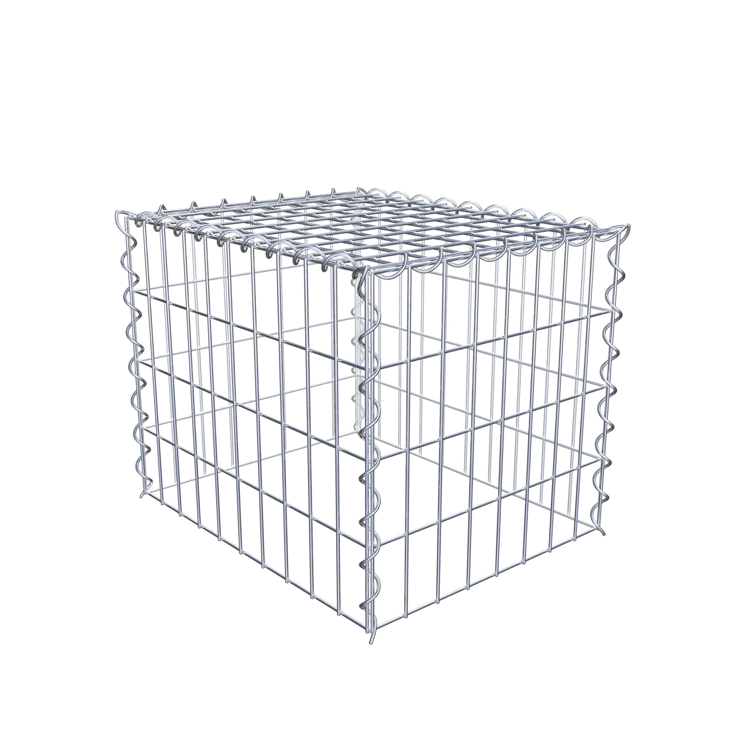 Anbaugabione Typ 3 50 cm x 40 cm x 40 cm (L x H x T), Maschenweite 5 cm x 10 cm, Spirale