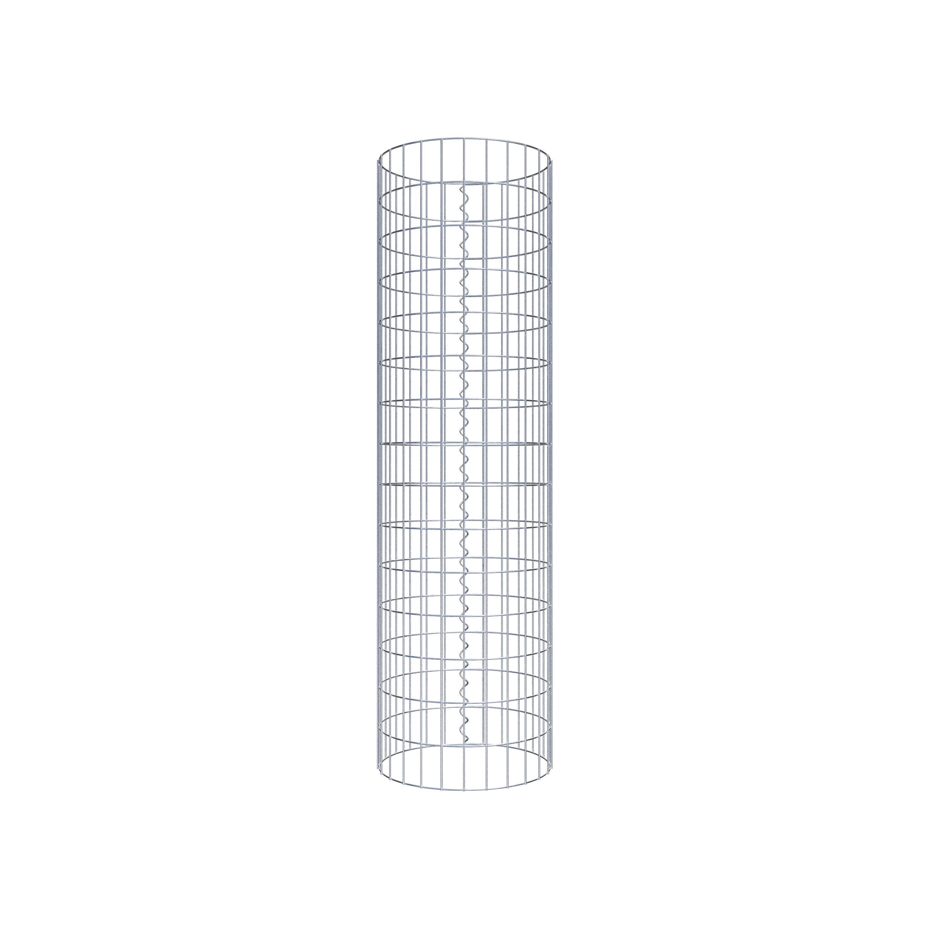 Gabionensäule Durchmesser 42 cm, MW 5 x 10 cm rund