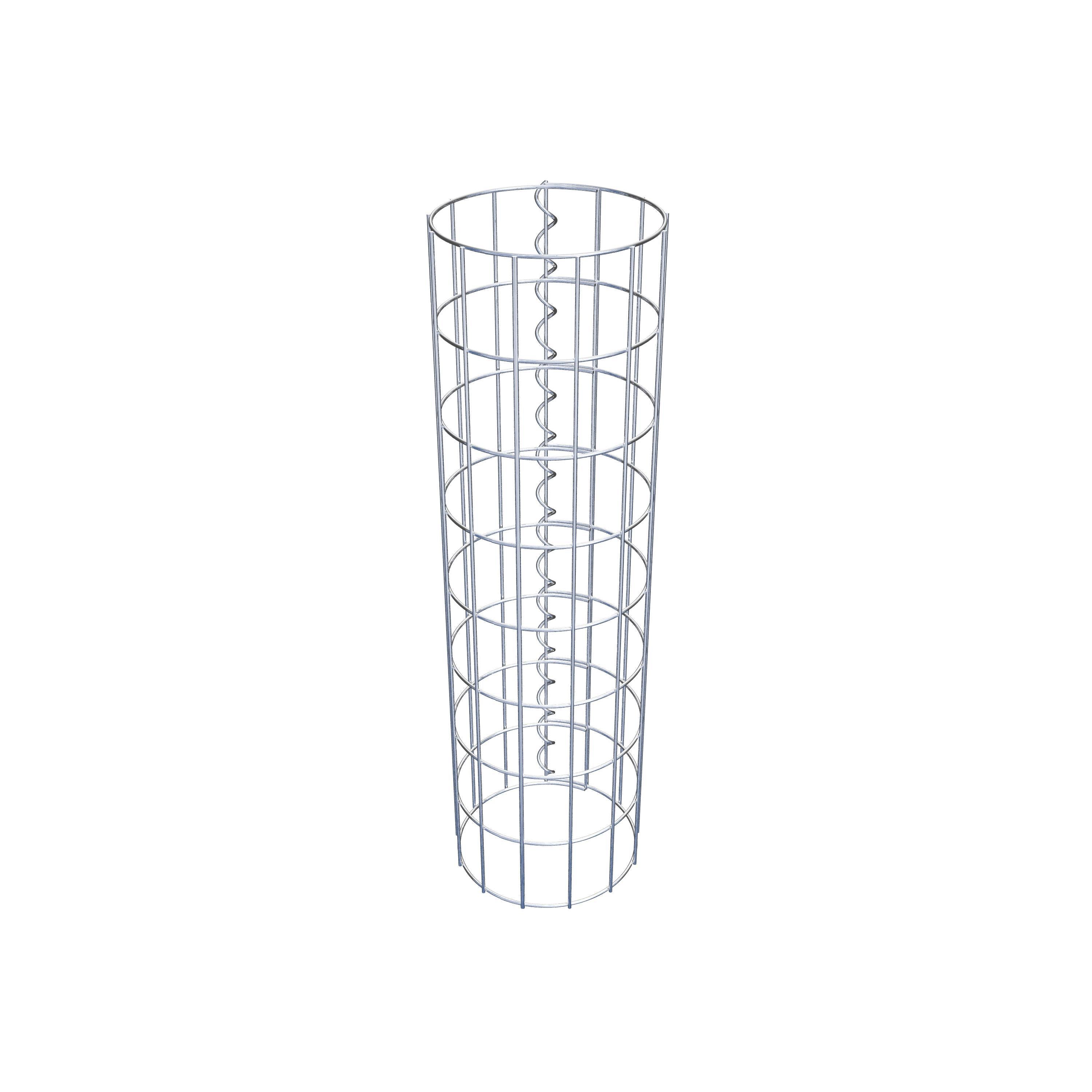 Gabionensäule rund 22 cm Durchmesser, 80 cm Höhe, Maschenweite 5 cm x 10 cm