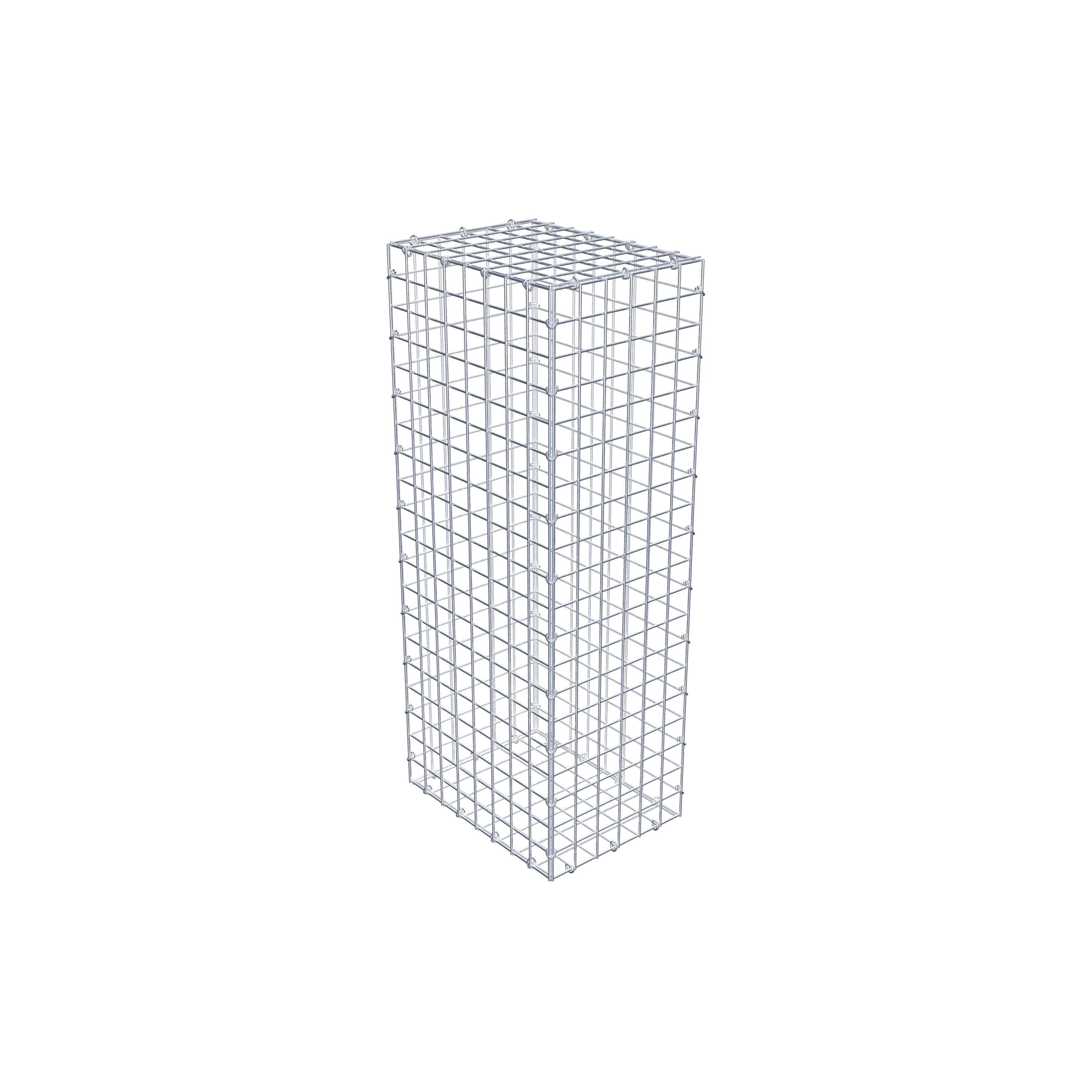 Gabione 100 cm x 40 cm x 30 cm (L x H x T), Maschenweite 5 cm x 5 cm, C-Ring
