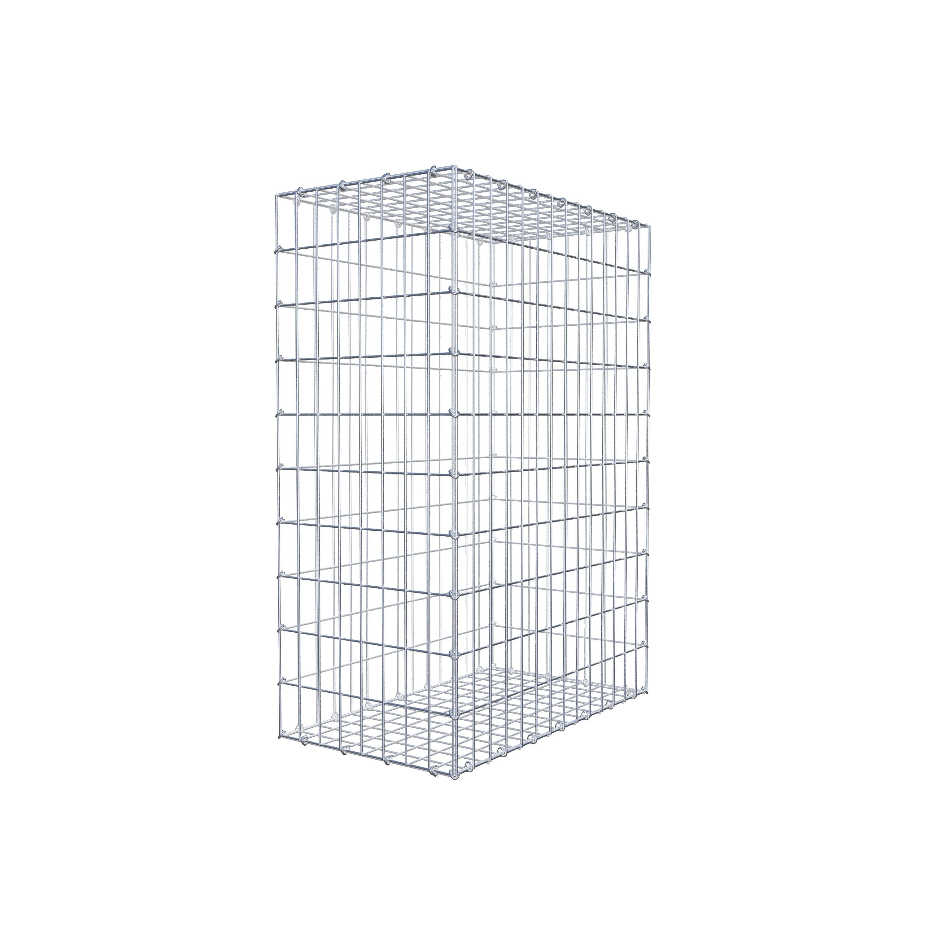 Gabione 100 cm x 70 cm x 40 cm (L x H x T), Maschenweite 5 cm x 10 cm, C-Ring