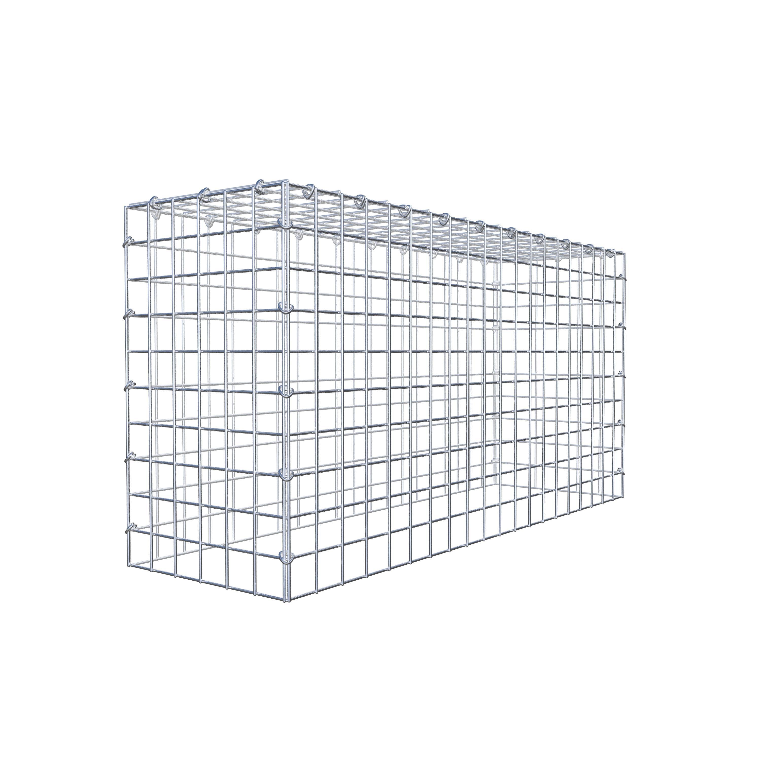 Anbaugabione Typ 3 100 cm x 50 cm x 30 cm (L x H x T), Maschenweite 5 cm x 5 cm, C-Ring