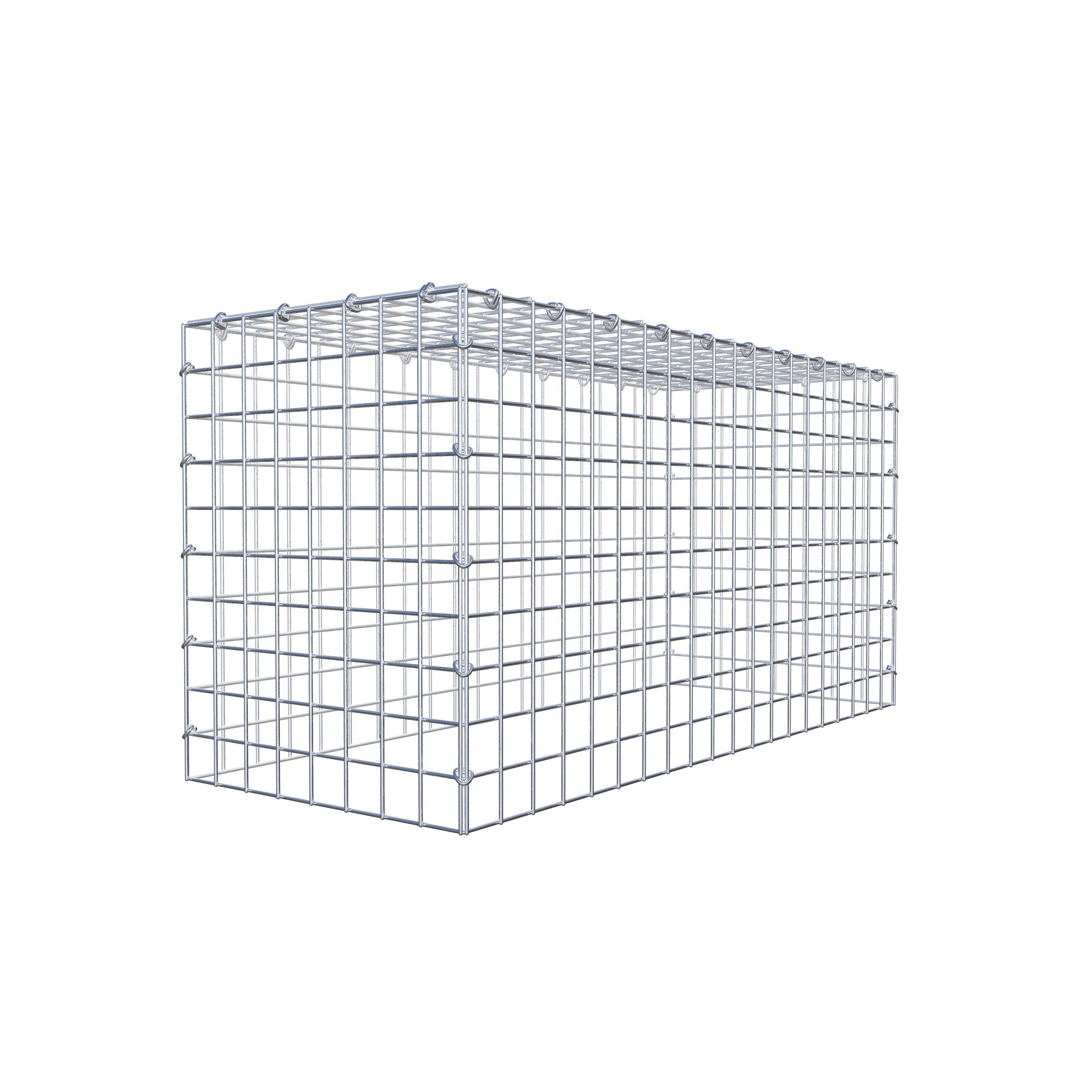 Anbaugabione Typ 3 100 cm x 50 cm x 40 cm (L x H x T), Maschenweite 5 cm x 5 cm, C-Ring