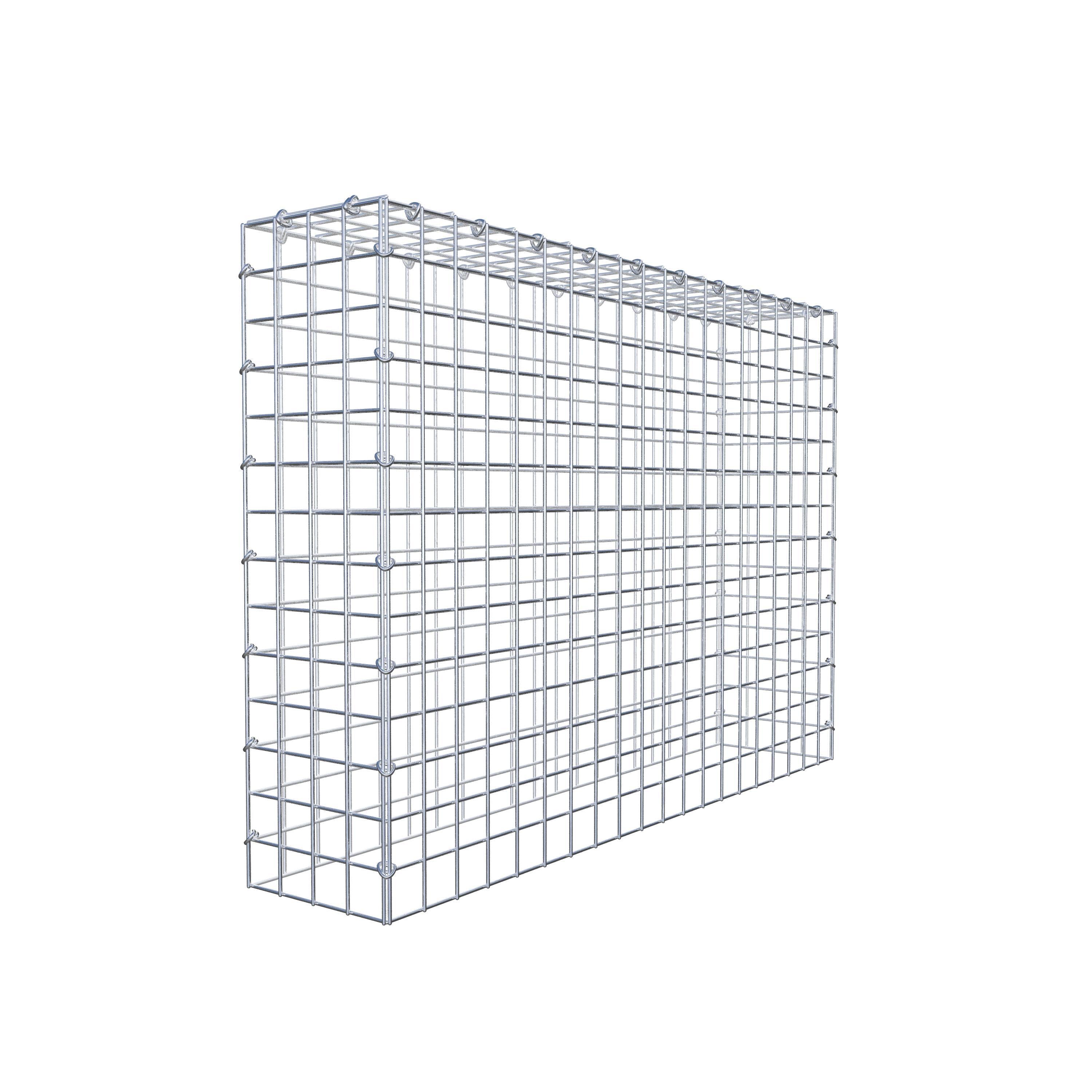 Anbaugabione Typ 3 100 cm x 70 cm x 20 cm (L x H x T), Maschenweite 5 cm x 5 cm, C-Ring