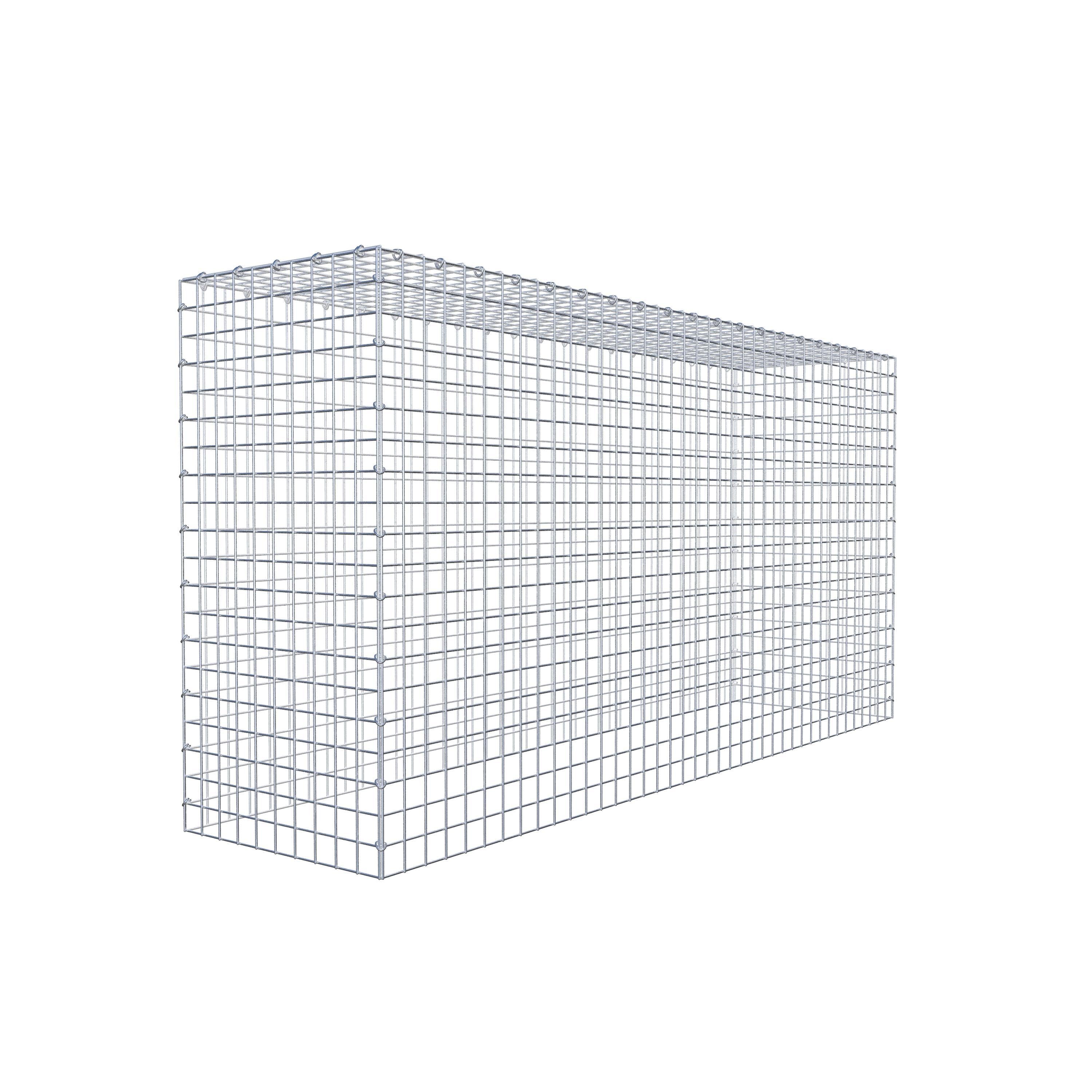 Anbaugabione Typ 3 200 cm x 100 cm x 50 cm (L x H x T), Maschenweite 5 cm x 5 cm, C-Ring