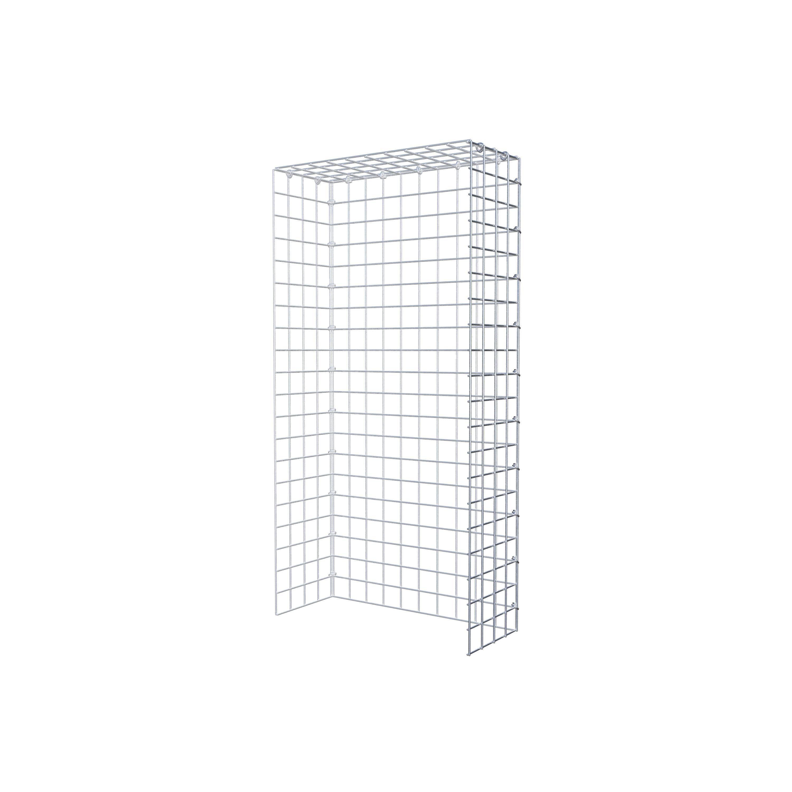 Anbaugabione Typ 4 100 cm x 20 cm x 50 cm (L x H x T), Maschenweite 5 cm x 5 cm, C-Ring