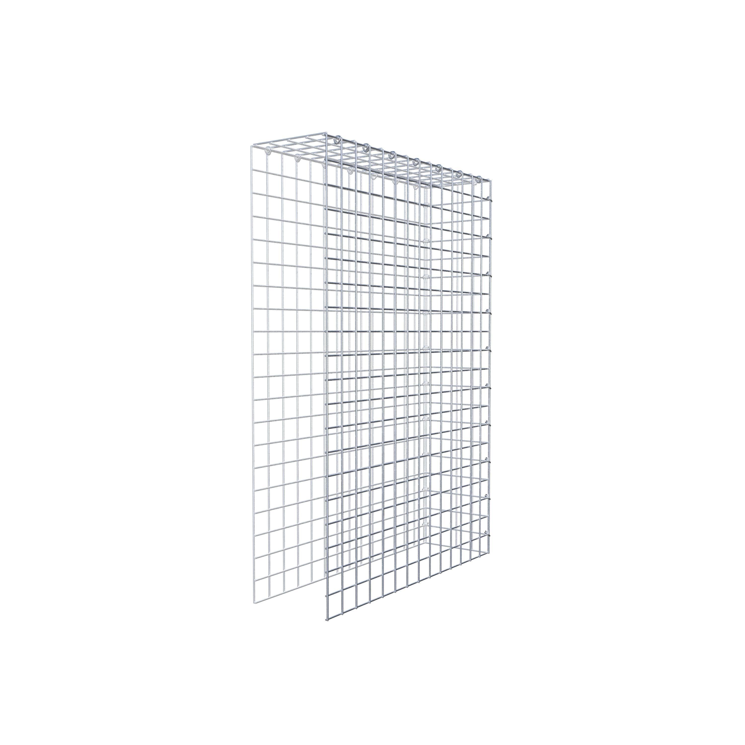 Anbaugabione Typ 4 100 cm x 70 cm x 20 cm (L x H x T), Maschenweite 5 cm x 5 cm, C-Ring