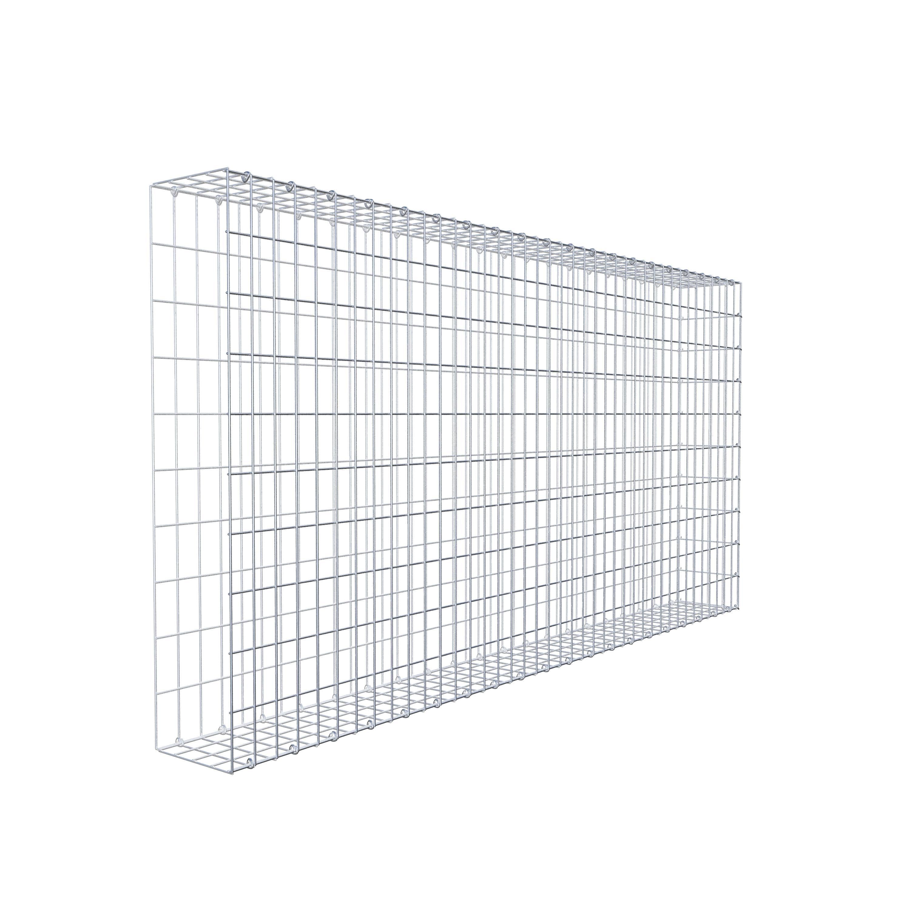 Anbaugabione Typ 2 200 cm x 100 cm x 20 cm, Maschenweite 5 cm x 10 cm, C-Ring