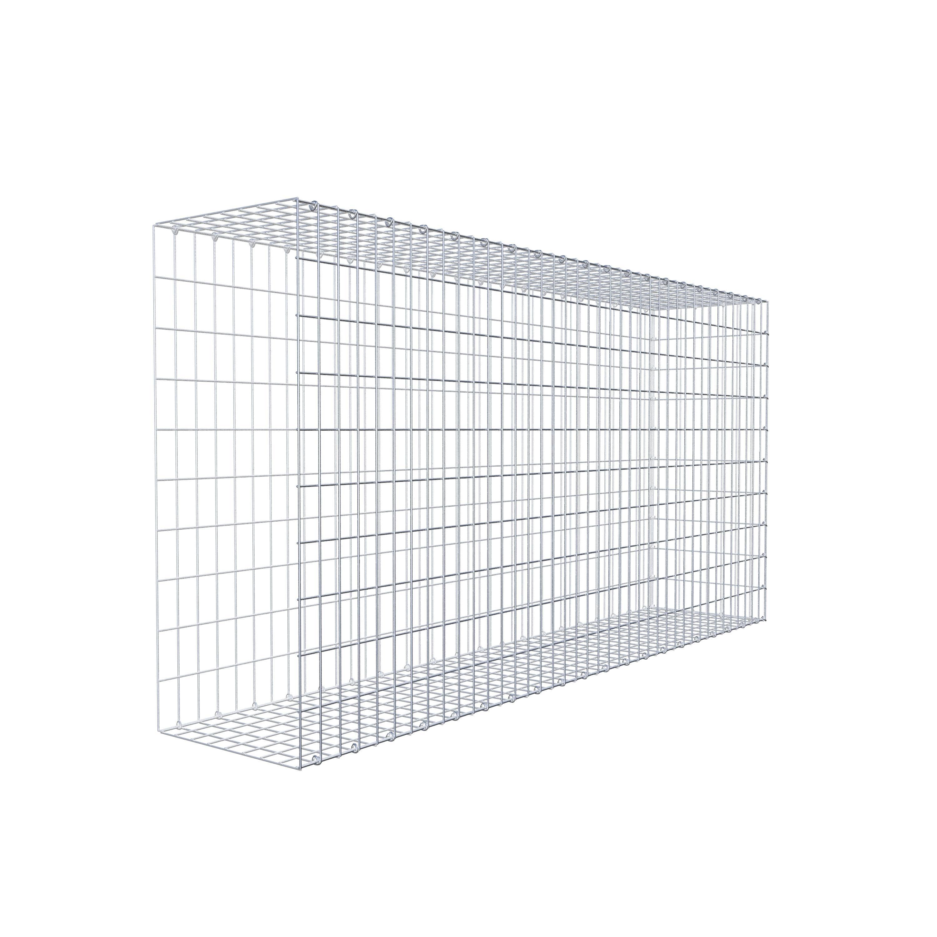 Anbaugabione Typ 2 200 cm x 100 cm x 40 cm, Maschenweite 5 cm x 10 cm, C-Ring