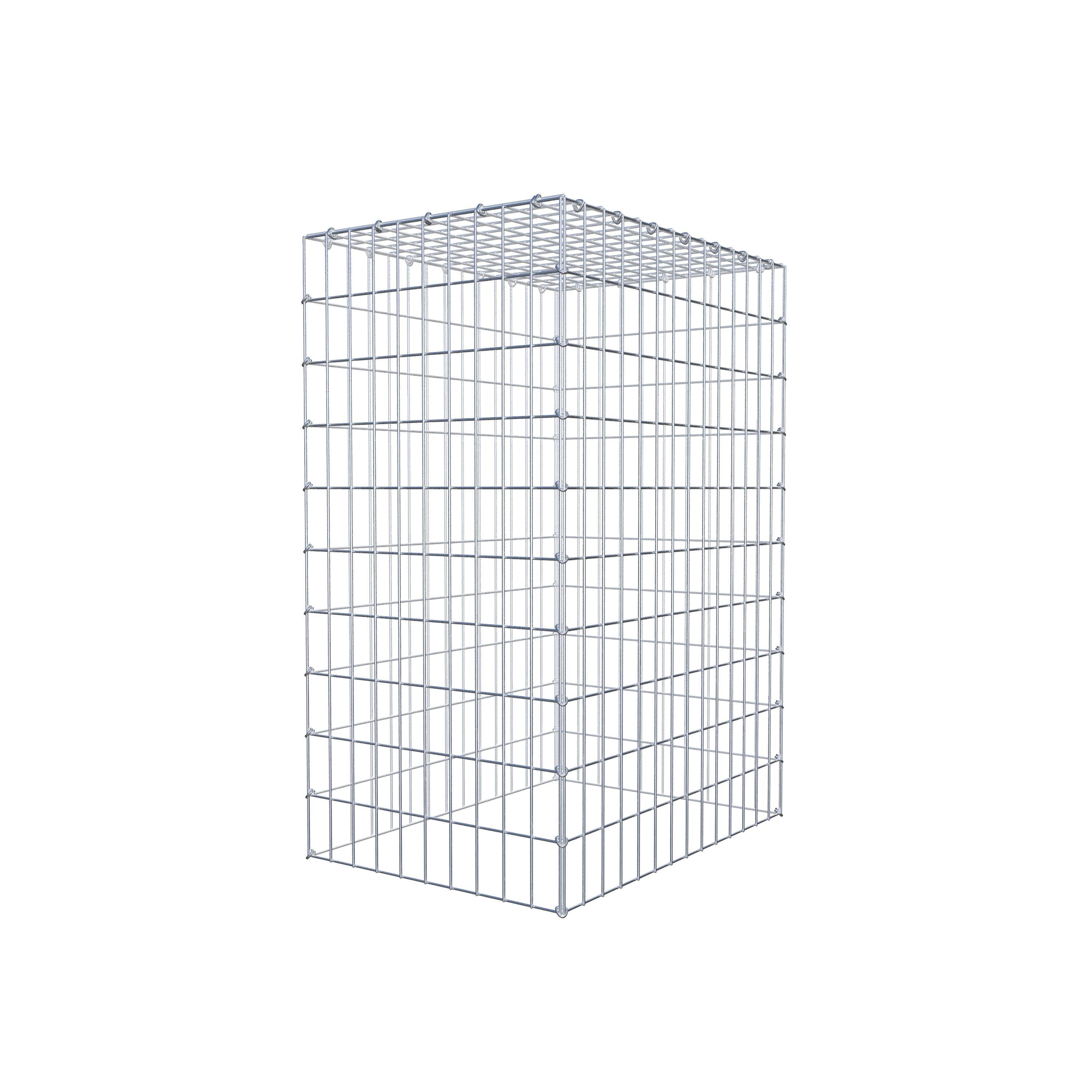 Anbaugabione Typ 3 100 cm x 70 cm x 50 cm (L x H x T), Maschenweite 5 cm x 10 cm, C-Ring