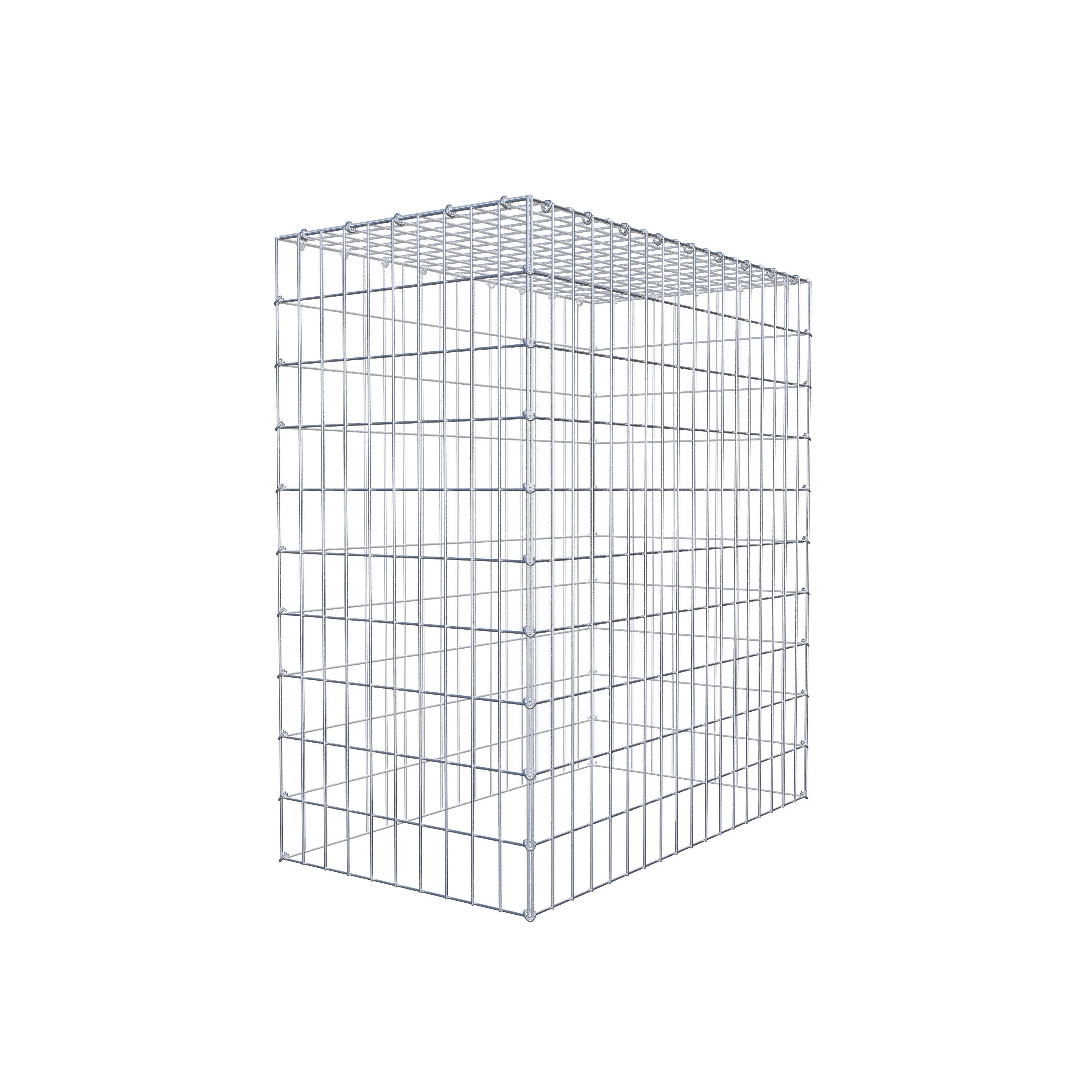 Anbaugabione Typ 3 100 cm x 90 cm x 50 cm (L x H x T), Maschenweite 5 cm x 10 cm, C-Ring