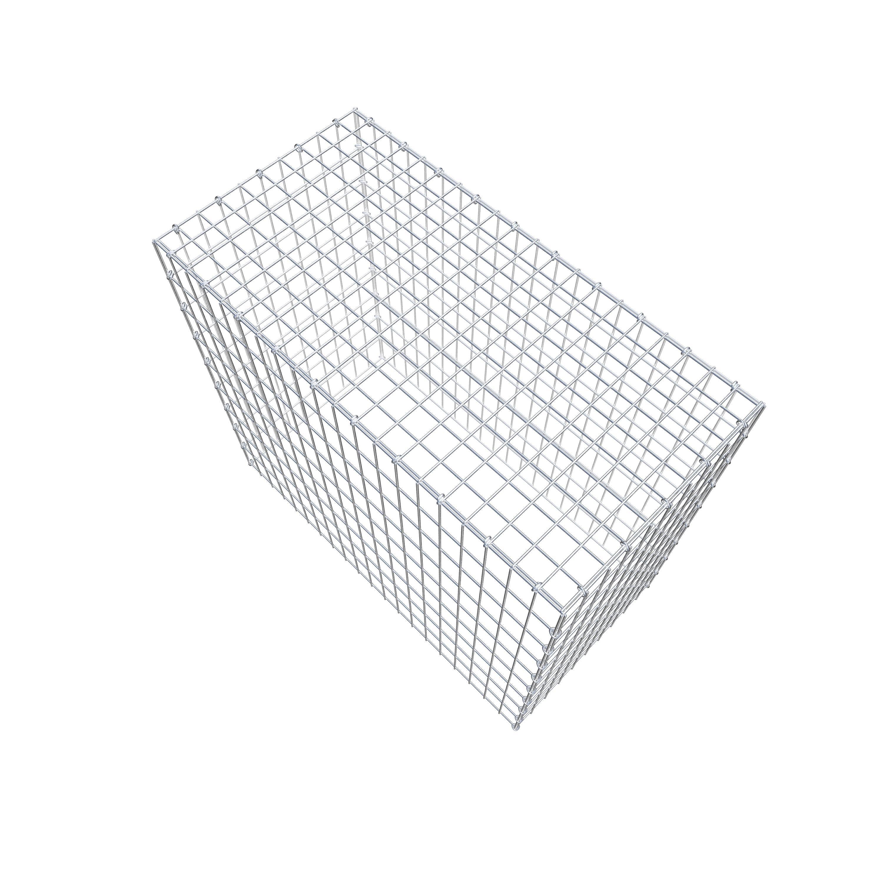Anbaugabione Typ 3 100 cm x 90 cm x 50 cm (L x H x T), Maschenweite 5 cm x 10 cm, C-Ring