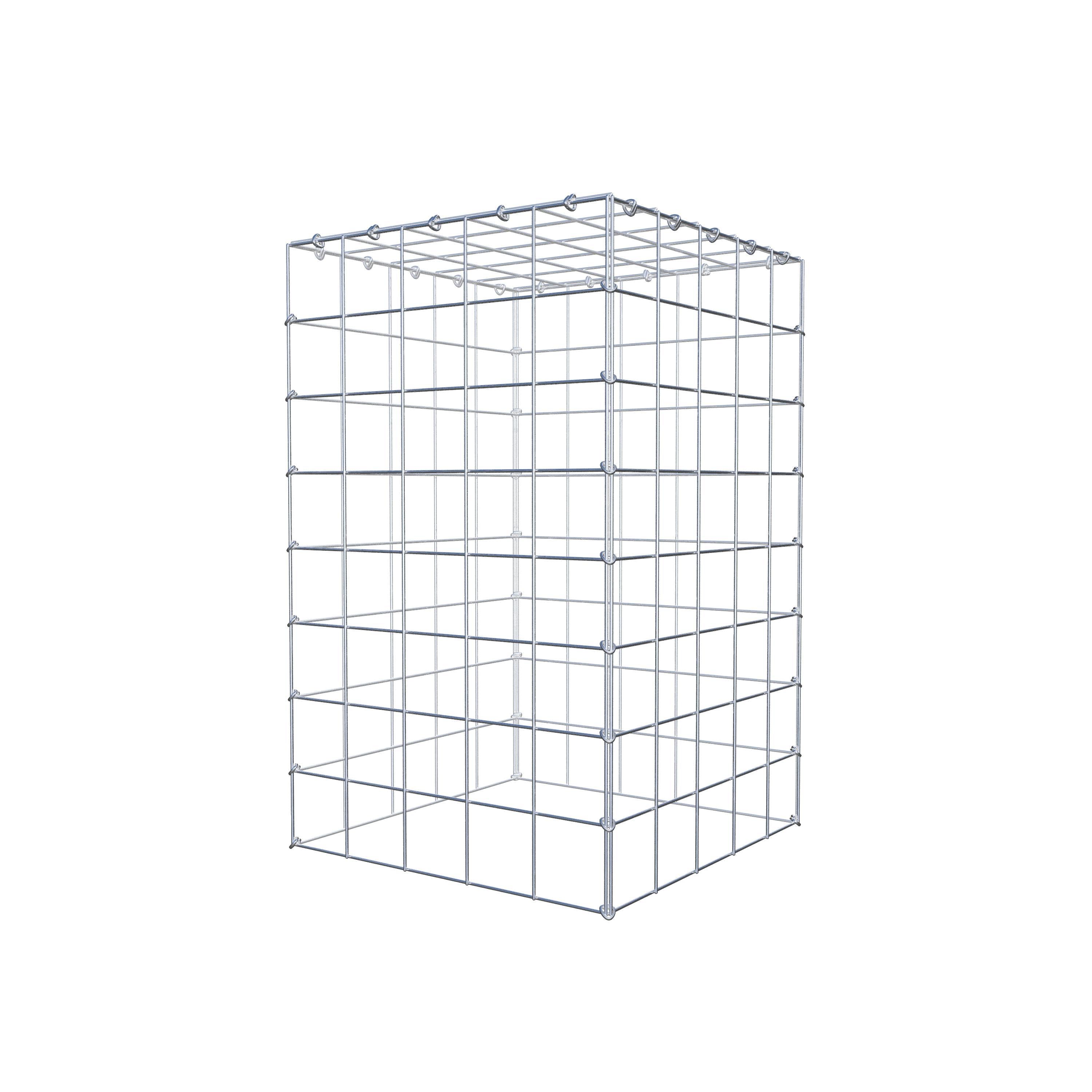 Anbaugabione Typ 3 80 cm x 50 cm x 50 cm (L x H x T), Maschenweite 10 cm x 10 cm, C-Ring