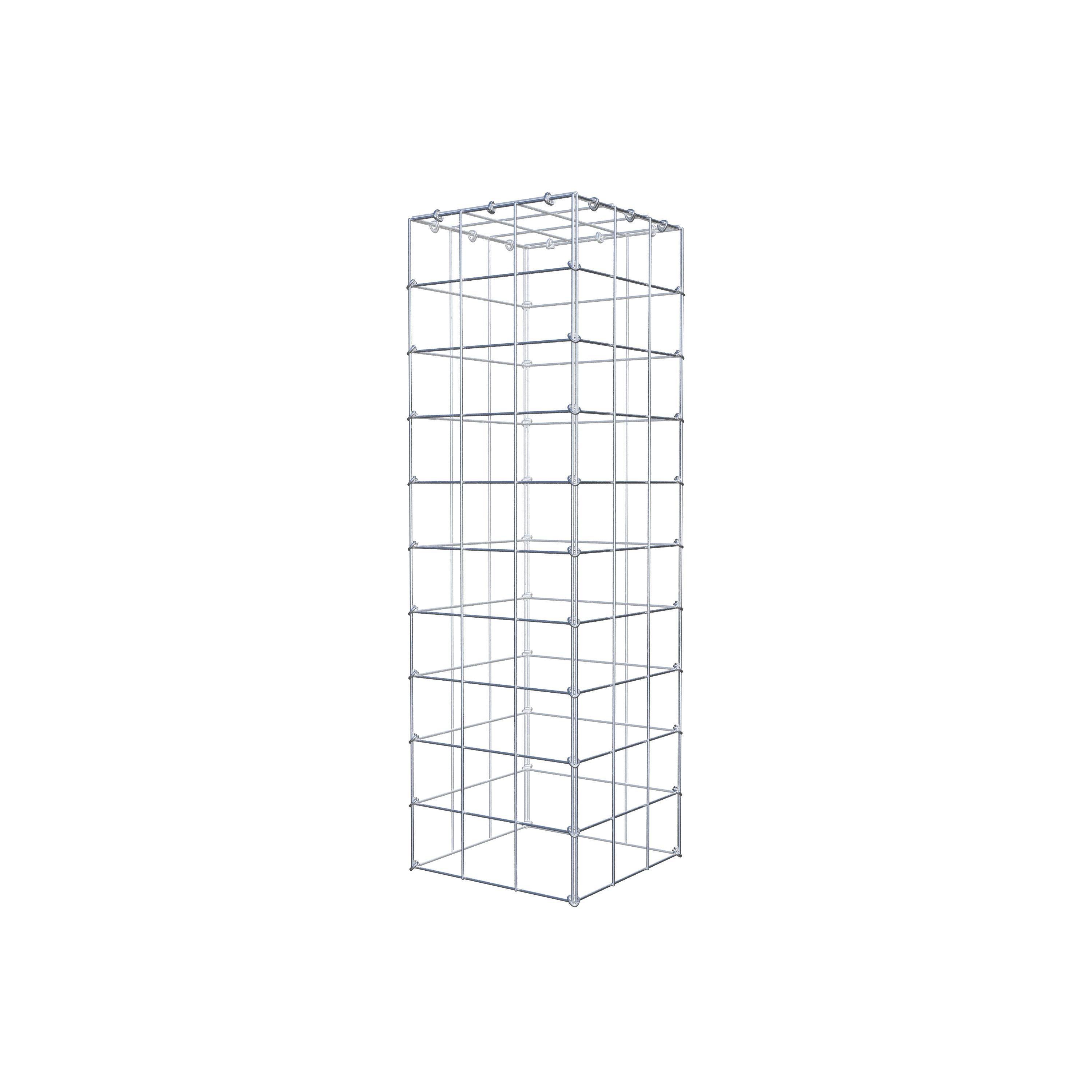 Anbaugabione Typ 3 100 cm x 30 cm x 30 cm (L x H x T), Maschenweite 10 cm x 10 cm, C-Ring
