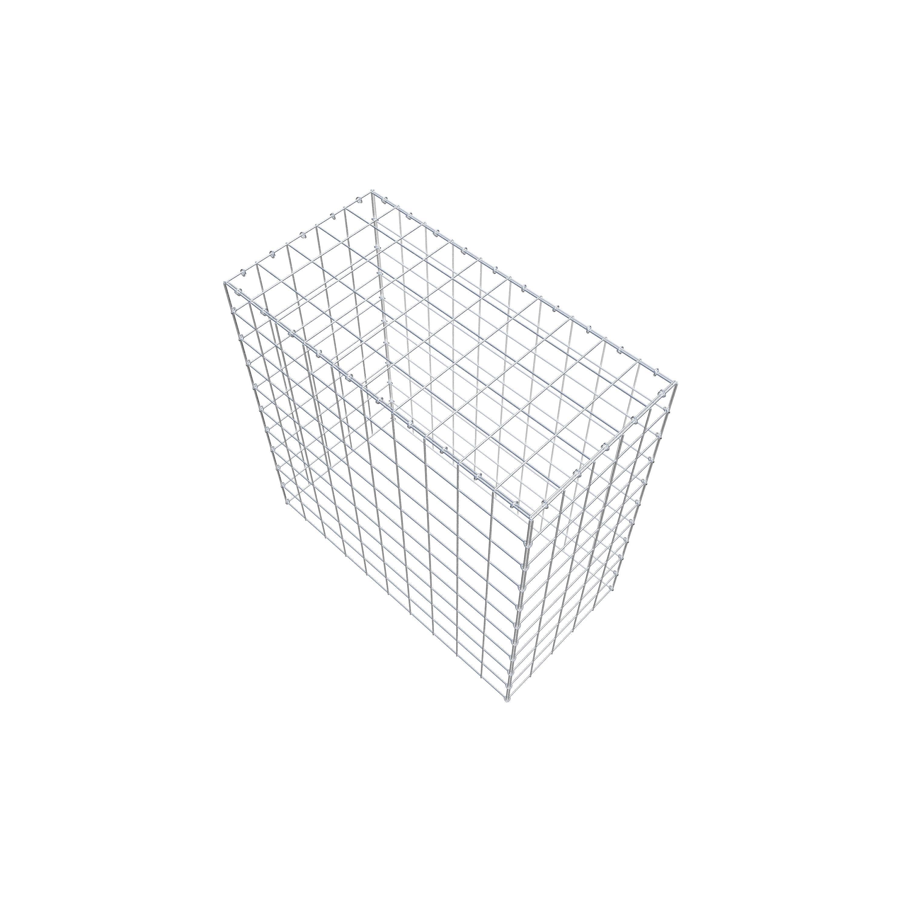 Anbaugabione Typ 3 100 cm x 100 cm x 50 cm (L x H x T), Maschenweite 10 cm x 10 cm, C-Ring