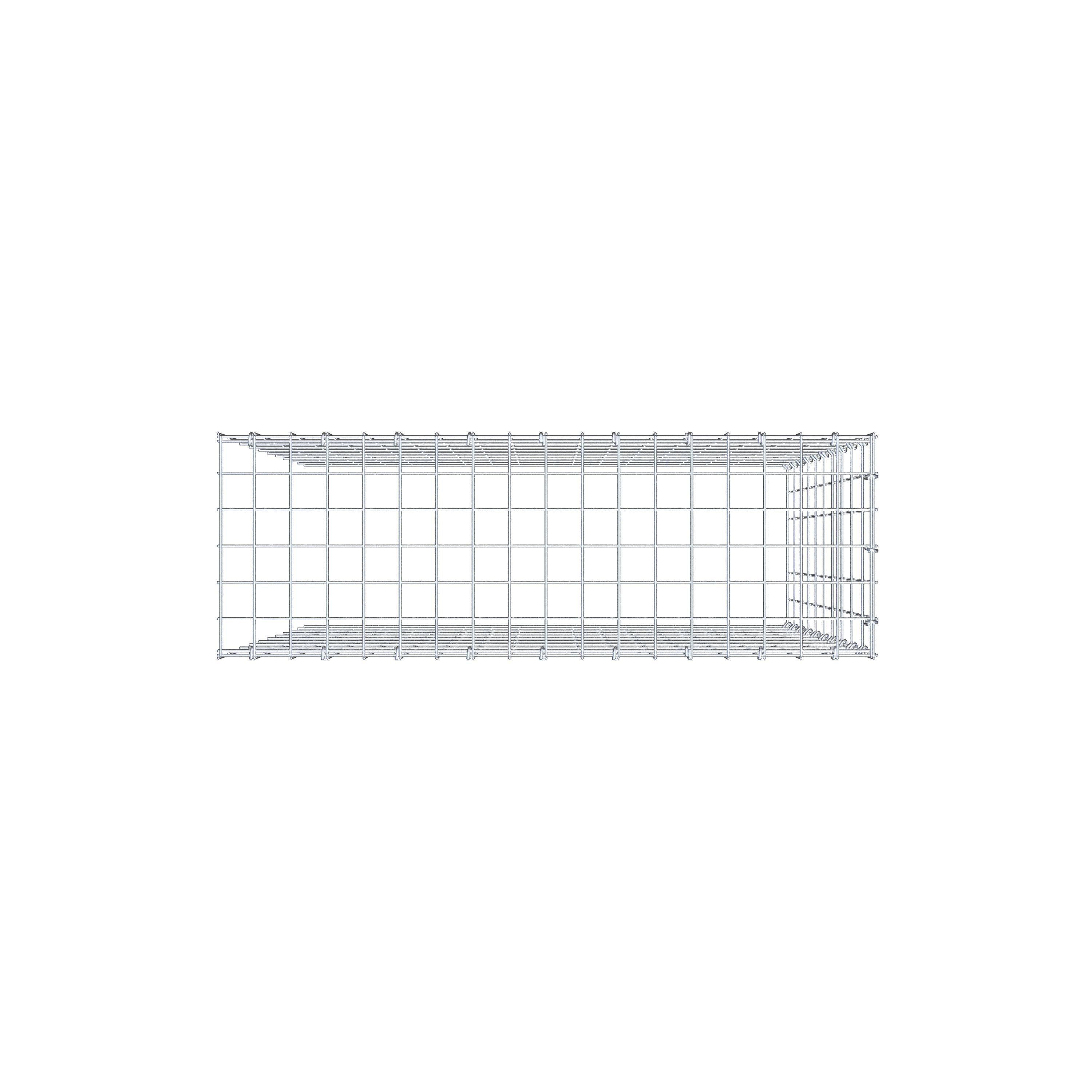 Anbaugabione Typ 4 100 cm x 90 cm x 30 cm (L x H x T), Maschenweite 5 cm x 10 cm, C-Ring