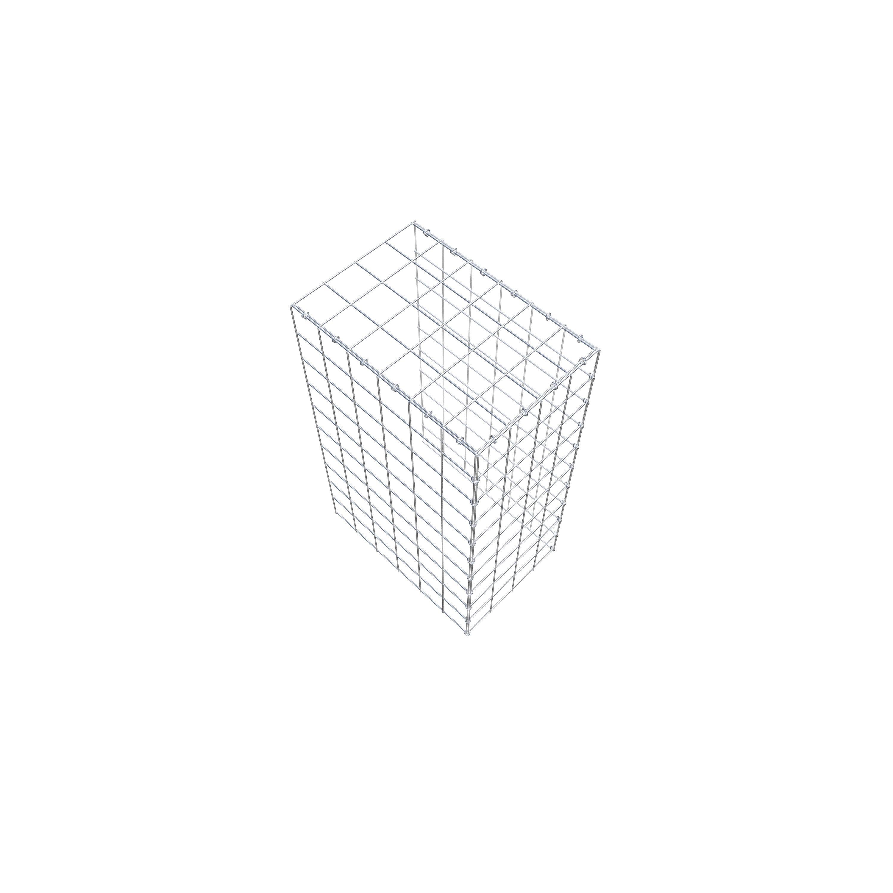 Anbaugabione Typ 4 100 cm x 60 cm x 40 cm (L x H x T), Maschenweite 10 cm x 10 cm, C-Ring