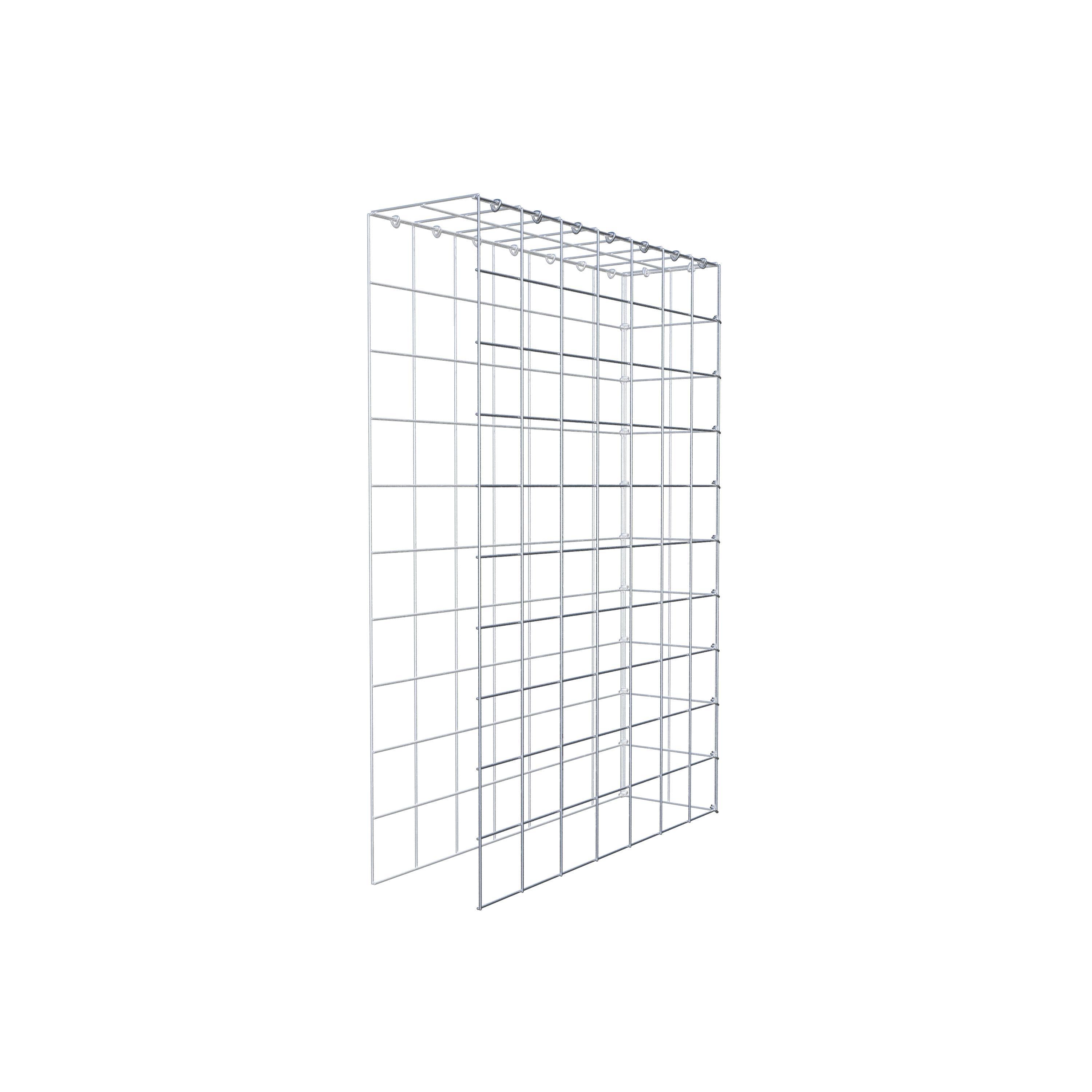 Anbaugabione Typ 4 100 cm x 70 cm x 20 cm (L x H x T), Maschenweite 10 cm x 10 cm, C-Ring